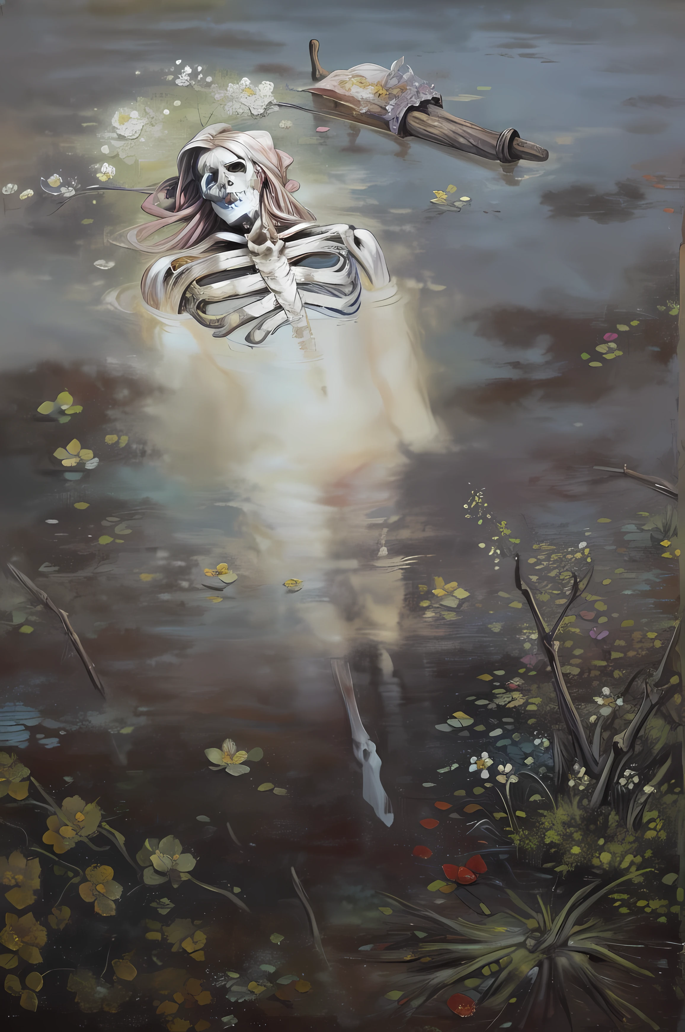 spiderwebs, skulls, wallpaper, there is ugliness in beauty, but there is also beauty in ugliness. desolate, abstract, surrealistic, cotton candy, swamp, funeral, futuristic,in the style of adrian ghenie, esao andrews, jenny saville, edward hopper, surrealism, dark art by james jean, takato yamamoto, inkpunk minimalism