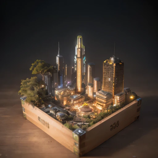 3558年Mars realistic model, (bifurcation, original photo, best quality, masterpiece:1.4),SteampunkCyberpunk6820 City,(CyberpunkMars light:1.3), Mars (related to land),(in a small nature box:1.3),Isometric, small nature, landscape on foundation,landscape,