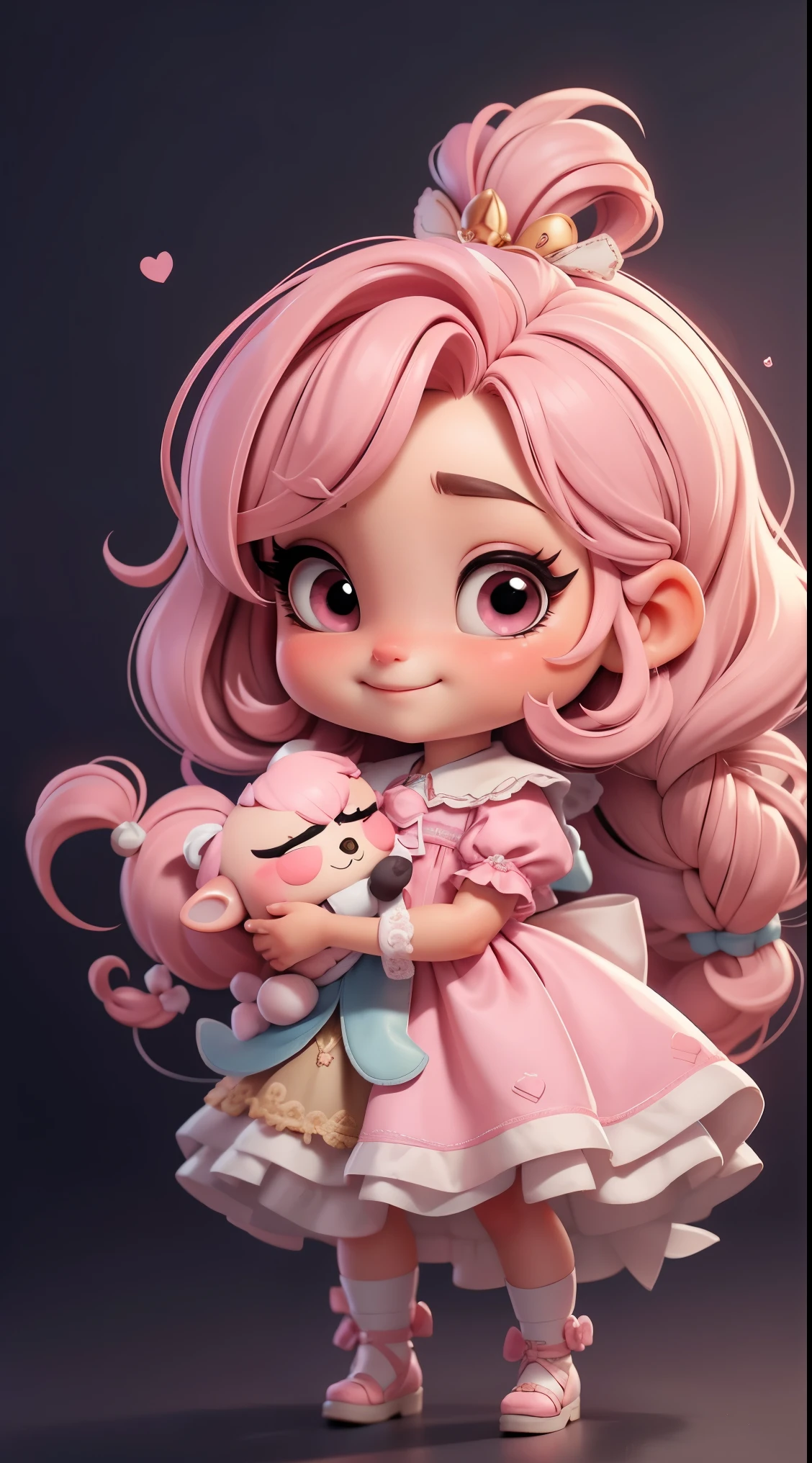 Create an 8K version of Alice's baby character.
Chibi Janaína doll: Deve ficar charmoso e bonito, Preserve the iconic elements of the original character. Janaina Chibi deve ter um rosto redondo com grande, olhos brilhantes, long eyelashes and rosy cheeks. Seu cabelo deve ser curto e tons brilhantes de castanho claro ou escuro
Jaleco bonito: Dress up chibi Alice in a beautiful and elegant dress in shades of pink or amarelo . O jaleco pode ter babados, renda & Detalhes, referring to the theme of Science laboratory . Add loops or ribbons, Para dar um toque de delicadeza.
avental : Adicione um avental branco sobre o vestido de Alice Chibi, It is tied at the waist with a thin bow. O avental pode ter pequenos detalhes, como bolsos ou bordados finos.
Meias e sapatos bonitos: Complete o look chibi de Janaina cientista com meias listradas pink e brancas ou detalhes divertidos. standingn, Coloque sapatos de boneca bonitos, com gravatas ou fivelas.
Magic Accessories: Add charming accessories to Janaina chibi, like a bow in the hair or a tiara with science laboratory . You can also get your hands on beautiful themed accessories.
Certifique-se de adicionar sombras, Texturas e detalhes nos cabelos, Janaina cientista Chibi's clothes and accessories, to make it even more charming and charming. Give him a smiling expression and a sweet smile on his face, Capturing the essence of the character in a subtle and charming way.