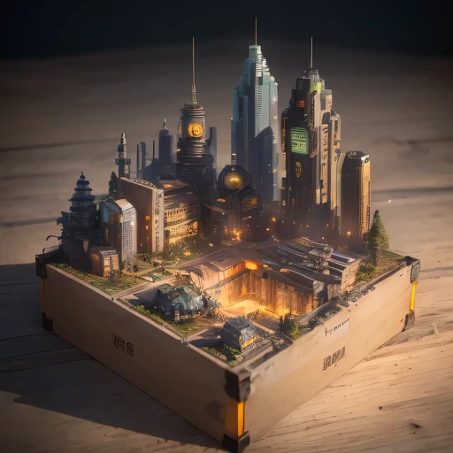 35528年Mars realistic model, (bifurcation, original photo, best quality, masterpiece:1.4),SteampunkCyberpunk6820 City,(CyberpunkMars light:1.3), Mars (related to land),(in a small nature box:1.3),Isometric, small nature, landscape on foundation,landscape,