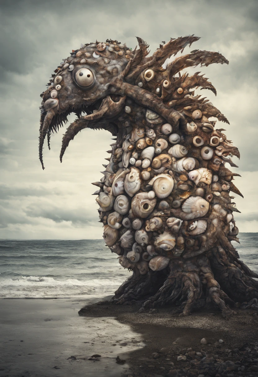 sea shell monster