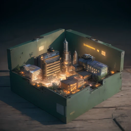 35528年Mars realistic model, (bifurcation, original photo, best quality, masterpiece:1.4),SteampunkCyberpunk6820 City,(CyberpunkMars light:1.3), Mars (related to land),(in a small nature box:1.3),Isometric, small nature, landscape on foundation,landscape,