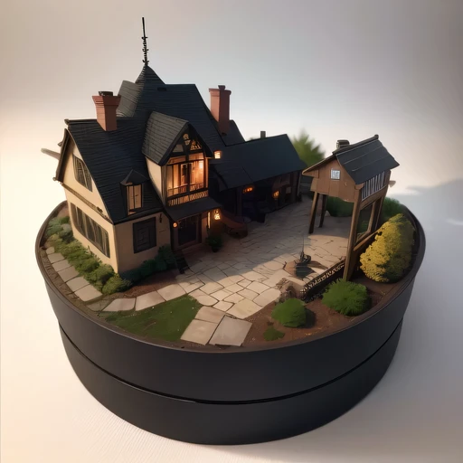 35528年Mars realistic model, (bifurcation, original photo, best quality, masterpiece:1.4),SteampunkCyberpunk6820 City,(CyberpunkMars light:1.3), Mars (related to land),(in a small nature box:1.3),Isometric, small nature, landscape on foundation,landscape,