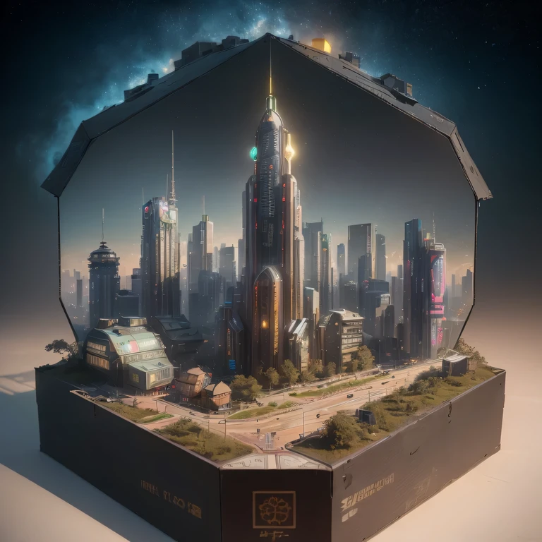 35528年Mars realistic model, (bifurcation, original photo, best quality, masterpiece:1.4),SteampunkCyberpunk6820 City,(CyberpunkMars light:1.3), Mars (related to land),(in a small nature box:1.3),Isometric, small nature, landscape on foundation,landscape,