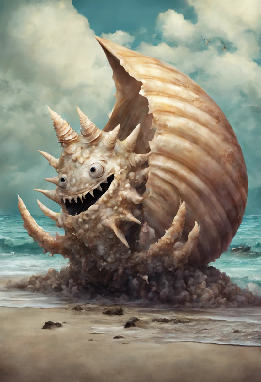 sea shell monster
