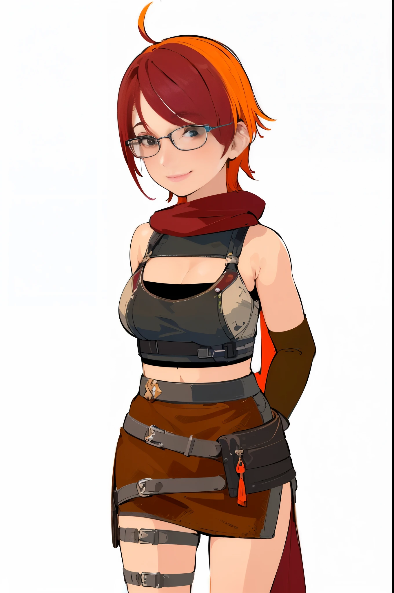 (best quality,4k,8k,highres,masterpiece:1.2),ultra-detailed,(realistic,photorealistic,photo-realistic:1.37),bright lighting,bule eyes,witch,woman in her 20s,colorful palette,illustration style,vivid color,red hair,red Scarf,smile