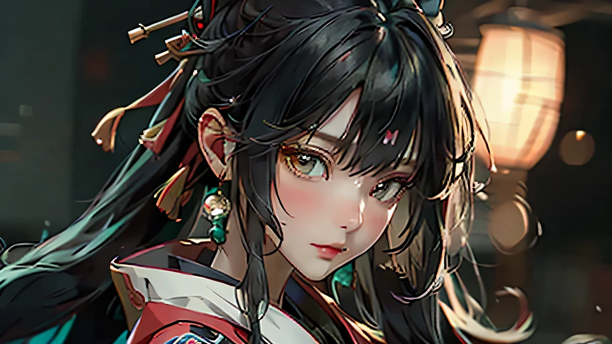 Close-up of a man with long hair and earrings, Popular topics on cgstation, guweiz, Hungry Ghost Festival, from girls frontline, gas station trends, Chiba Yudai, Exquisite details. girls frontline, Gurwitz style artwork, Smooth anime CG art, girls frontline cg