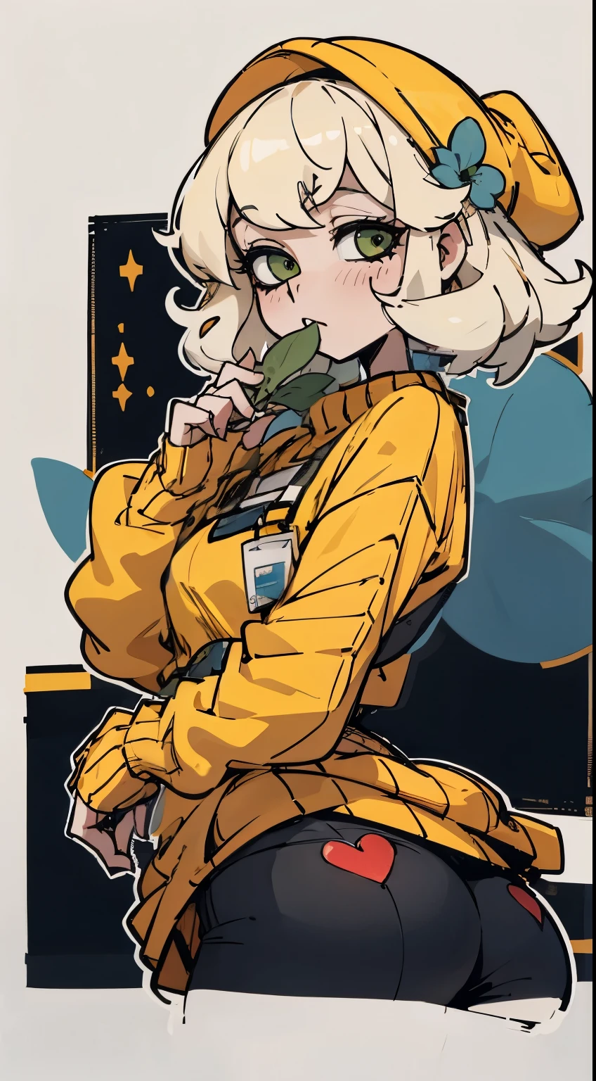 Yellow sweater