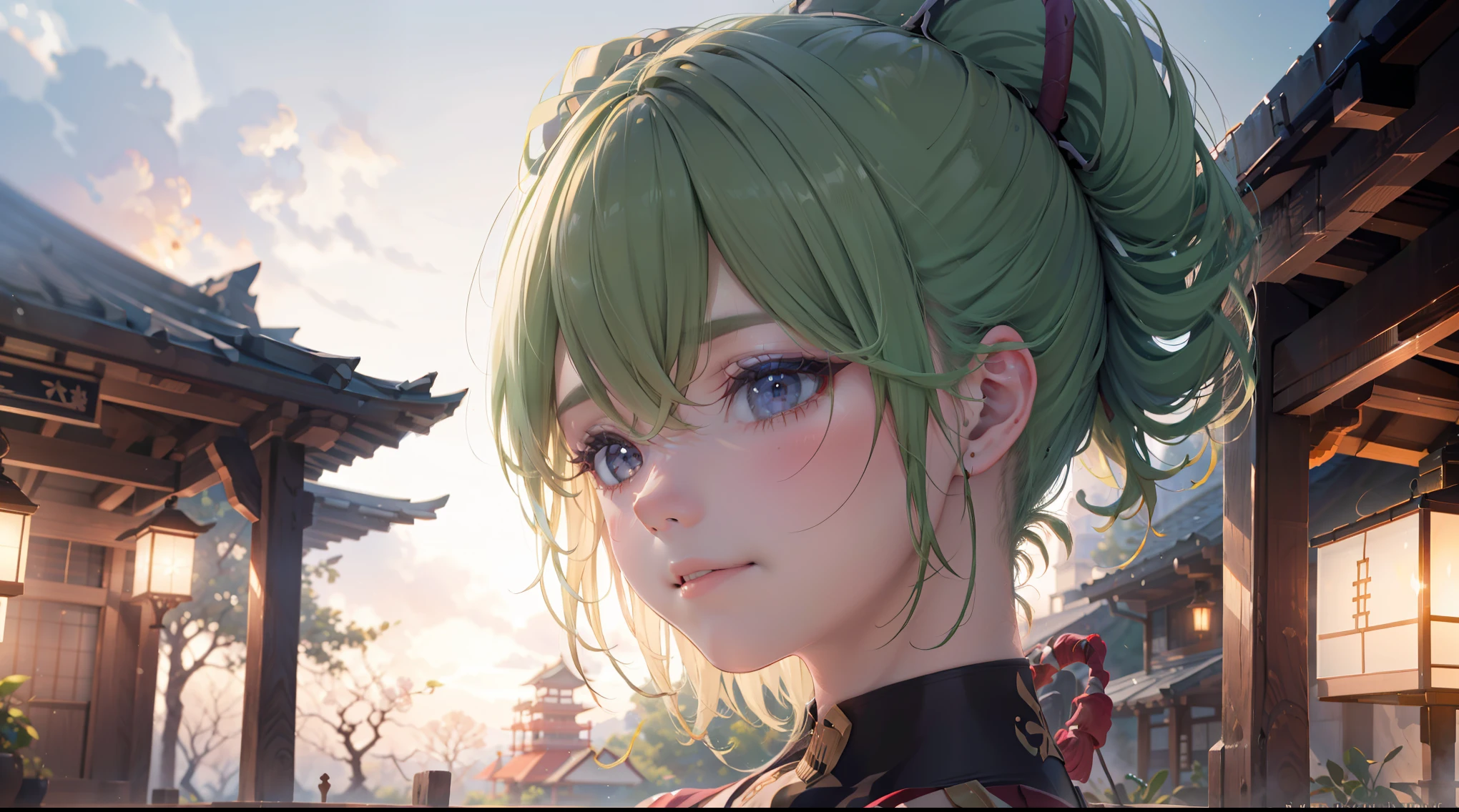 (best quality,8k,highres,masterpiece:1.2),(realistic,photorealistic,photo-realistic:1.37), ชุดเมดแบบคลาสสิค, traditional Japanese bakery,beautiful detailed eyes,happiness,glowing eyes,smiling,peaceful atmosphere,traditional Japanese clothes,working(คุณภาพดีที่สุด,เต็มรูปแบบ,โฆษณา:1.2),แสงสว่างและอบอุ่น,หวานง่มงวง,ความสุขบริบูรณ์,รอยยิ้มสดใส,sakura tree,tranquil,aroma scent,dreamlike,vivid colors,subtle lighting,traditional Japanese tea set,lively ambiance