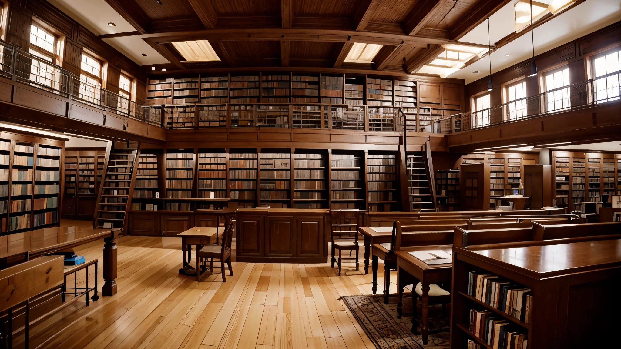 A library where bookshelves are filled with everyday objects instead of words.