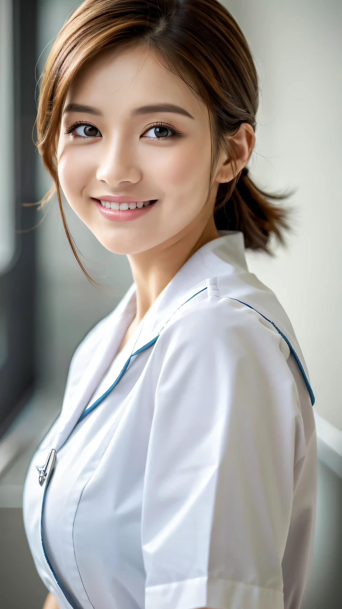 Male dentist Female Dental Hygienist 2people 日本people Handsome Men and Beautiful Women Doctor wearing a white coat Upper body close-up high resolution high resolution Highest quality smile