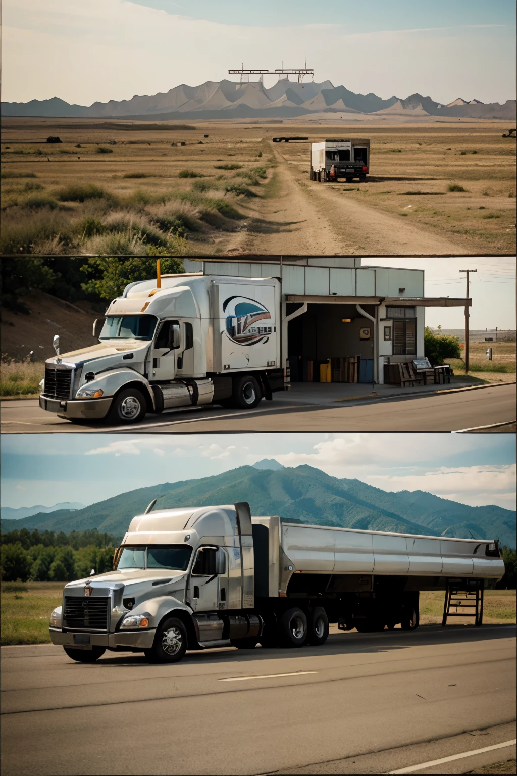 TRUCK STOP BEFORE MAKING A TURN CLIPARTS