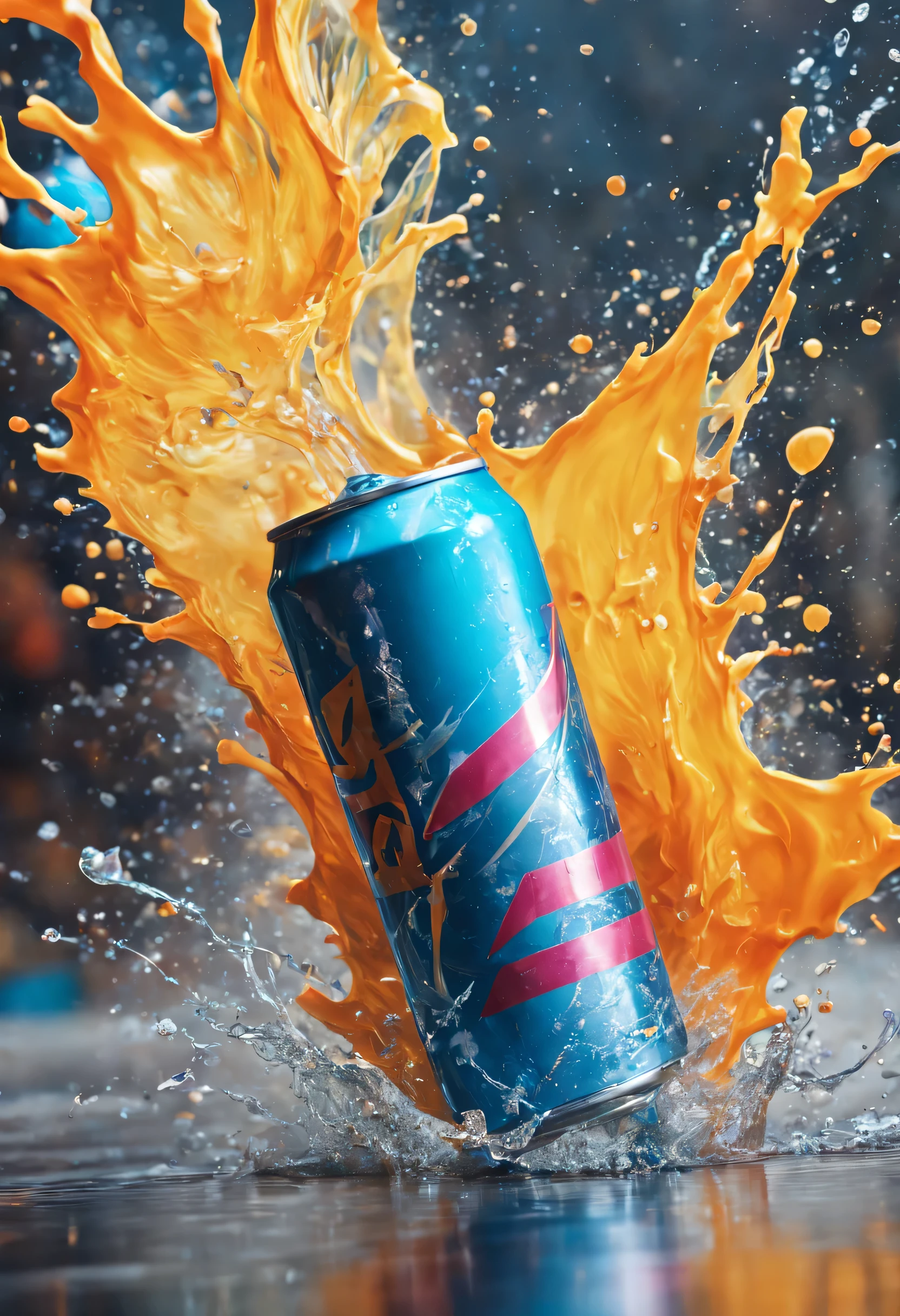 (best quality,4k,8k,highres,masterpiece:1.2),ultra-detailed,(realistic,photorealistic,photo-realistic:1.37),high energy action shot,ager drinking an energy drink,vibrant colors,dynamic composition,realistic style,energetic atmosphere,juicesplash,focusedexpression,youth,extreme motion,candidmoment,strobe lighting,soundwave-like patterns,fast-paced,fluid motion,blurred background,energetic gesture,intense excitement,bold brushstrokes,sharp focus,energetic lines,close-up view,dynamic angles,colorful burst,refreshing feeling