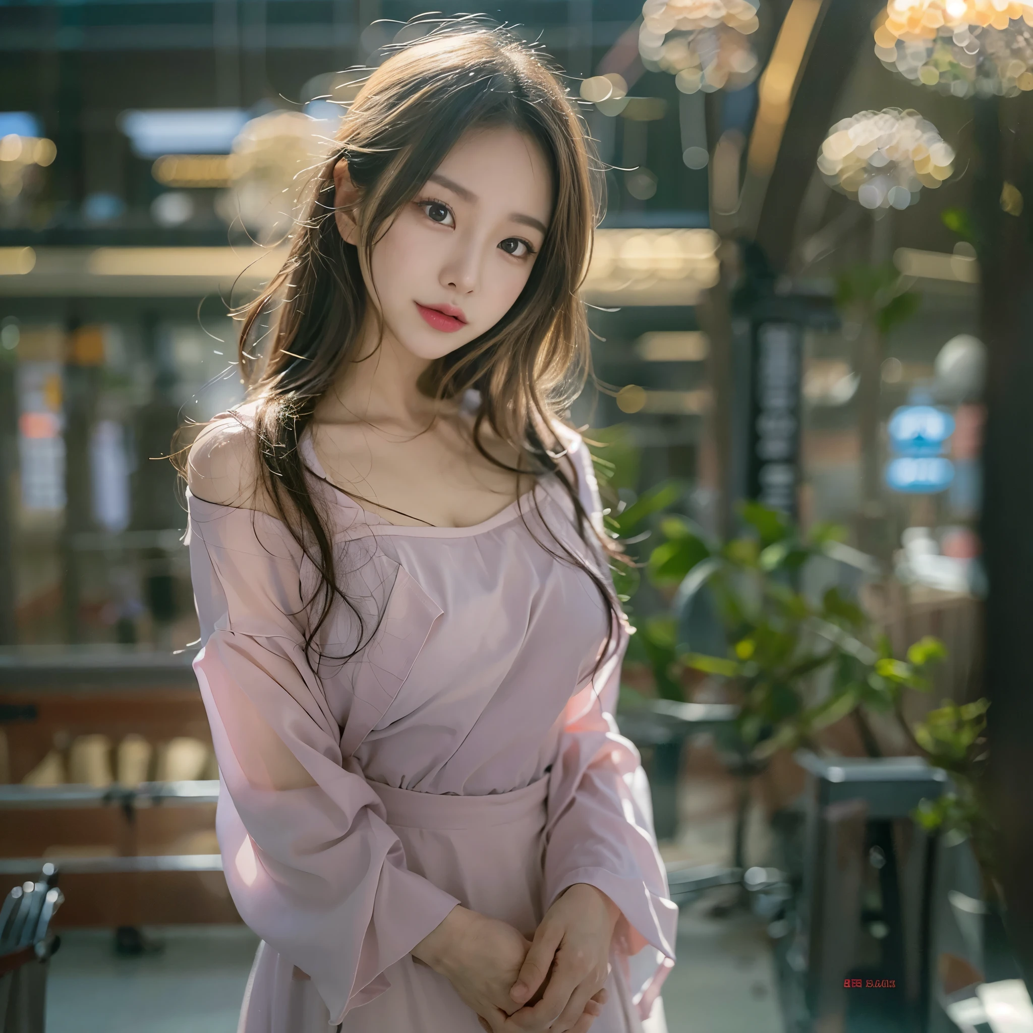 (realistic、8K, Photoreal, Raw photo, best image quality: 1.4), live-action、RAW photo, highest quality , very detailed、, Depth of the bounds written, cinematic light, Lens flare, ray tracing, (very beautiful face, beautiful lips, beautiful eyes), face with intricate details, ((super dense skin)) 、1 girl,cute japanese girl、japanese idol、(looking at the viewer)、((full body shot))、((highest quality)), ((masterpiece)), perfect face、super detail face、office、OL、20th generation women、full body image、(long skirt:1.3、Mermaid Line Skirt、Tight Skirt:1.1)、big breasts:1.1、I can see the cleavage:1.2、i like the style、thin、beautiful feet、Are standing、I can see down to my feet、Accurate portrait、accurate arm、accurate legs、Detailed background expression