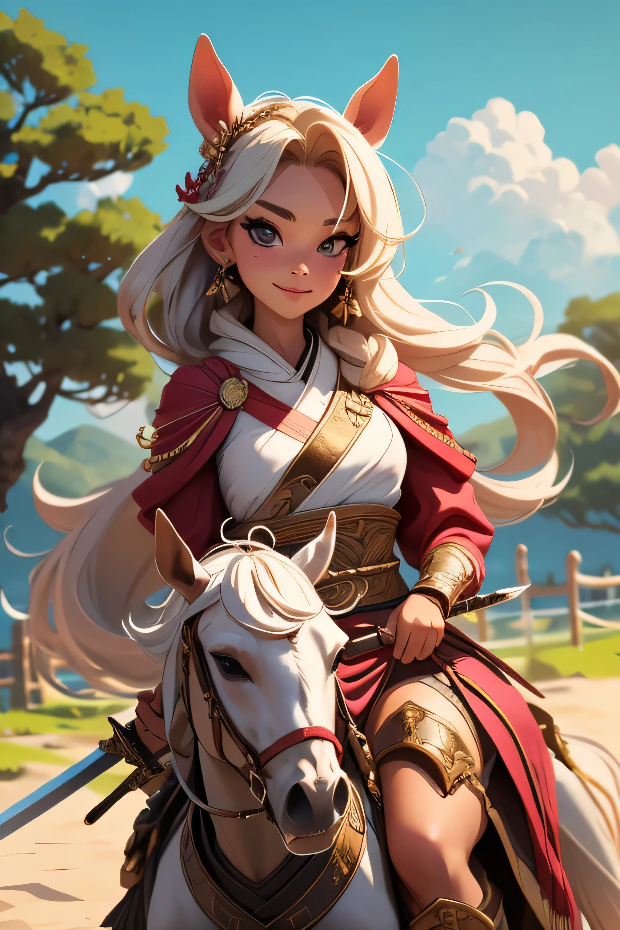 ((ride a horse)),(have a sword),Japanese,Asia,Princess,1 girl, beautiful, character,cherry blossoms, woman, beach, (master part:1.2), (better quality:1.2), (alone:1.2), ((battlefield)), cinematic, perfect eyes, perfect skin, perfect lighting, make you smile, light, col, rough skin, be familiar with, beauty, wonder, 超be familiar withな, perfect face
