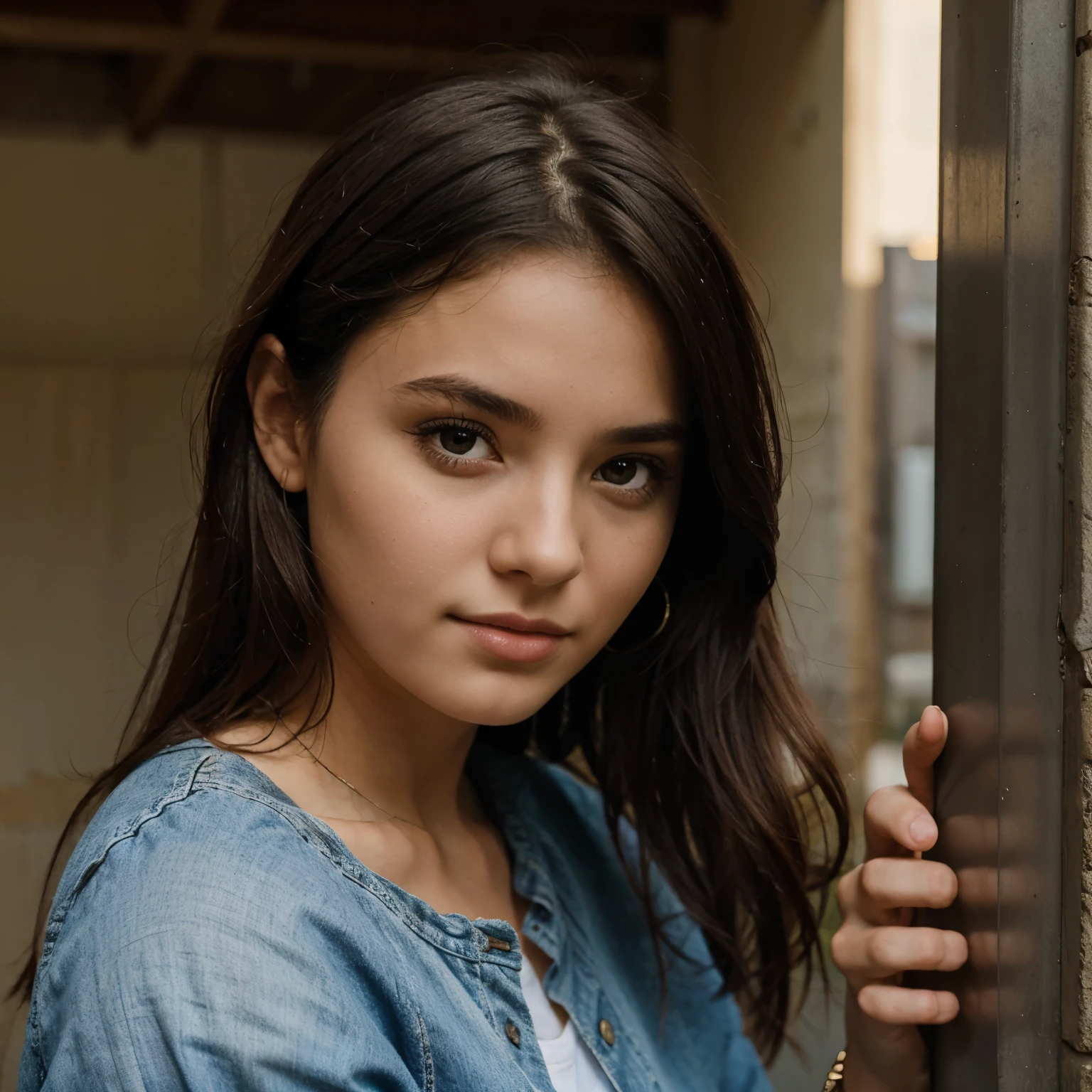 a portrait of a Girl from America