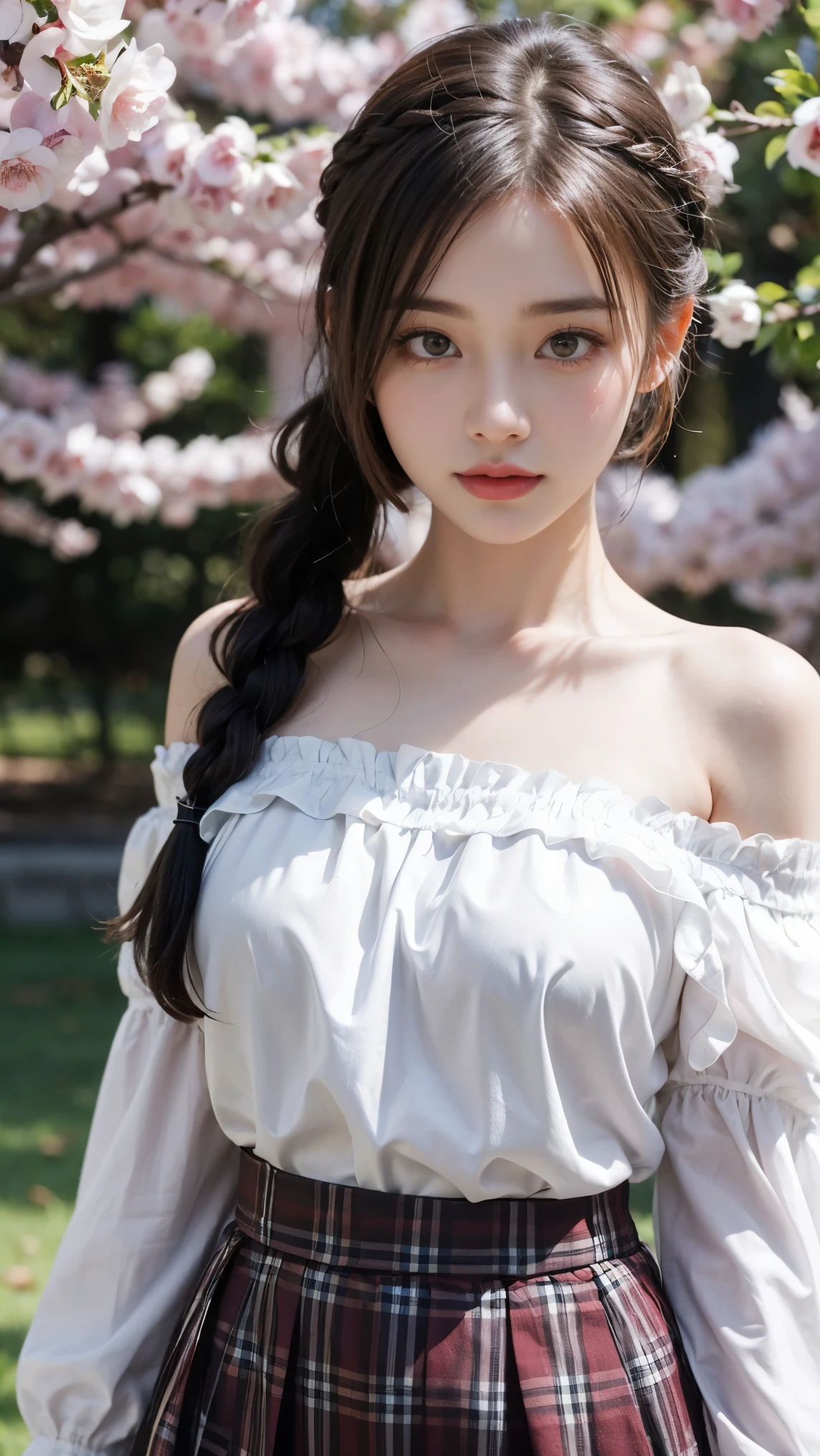 ((18 year old Japanese girl, 1 person)), (((Gothic Lolita Fashion:1.3)),(((Lace off-the-shoulder dress))),(((Outfit with intricate lace detailing))),(Emphasize large breasts:1.3),(European castle background:1.3),(Flowerbed with colorful flowers blooming in the garden),(squat:1.3),(The contrast of light and shadow makes the subject appear three-dimensional),Pretty and beautiful girl,Cute round face,Cute Smile,Blushing,Red lips,(Silvery white hair,Floral knit headband,Half Up、Floral braided space buns,Voluminous fishtail braid,Twisted pan,),(The bangs are see-through),hairpin,hair ornaments,Detailed clothing features,Detailed hair features,Detailed facial features,(Dynamic Angle),BREAK ceremony,((Random sexy poses、put in、Deep pleasure, Ecstatic eyes:1.2)), ((I gasp hard:1.2))、Ecstatic face、Climax expression, Through clenched teeth、My whole body is convulsing、Official Art,Highly detailed CG Unity 8k wallpaper, (masterpiece:1.0),(highest quality:1.0), photo shoot, 8k, Browsing Caution, High resolution, Kodak Portrait 400, Film Grain, Lens flare brilliance,Very low camera angle, View your audience