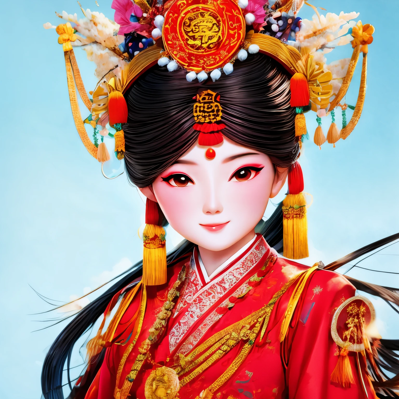 (La best quality,high resolution,Super detailed,actual),Cantonese Opera Cartoon Characters