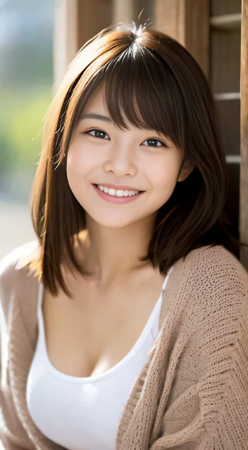 Japanese ),((beautiful girl)),An expression that imagines something pleasant:1.2,(perfect body beauty:1.2),((perfect body)),(shy smile),beautiful teeth,