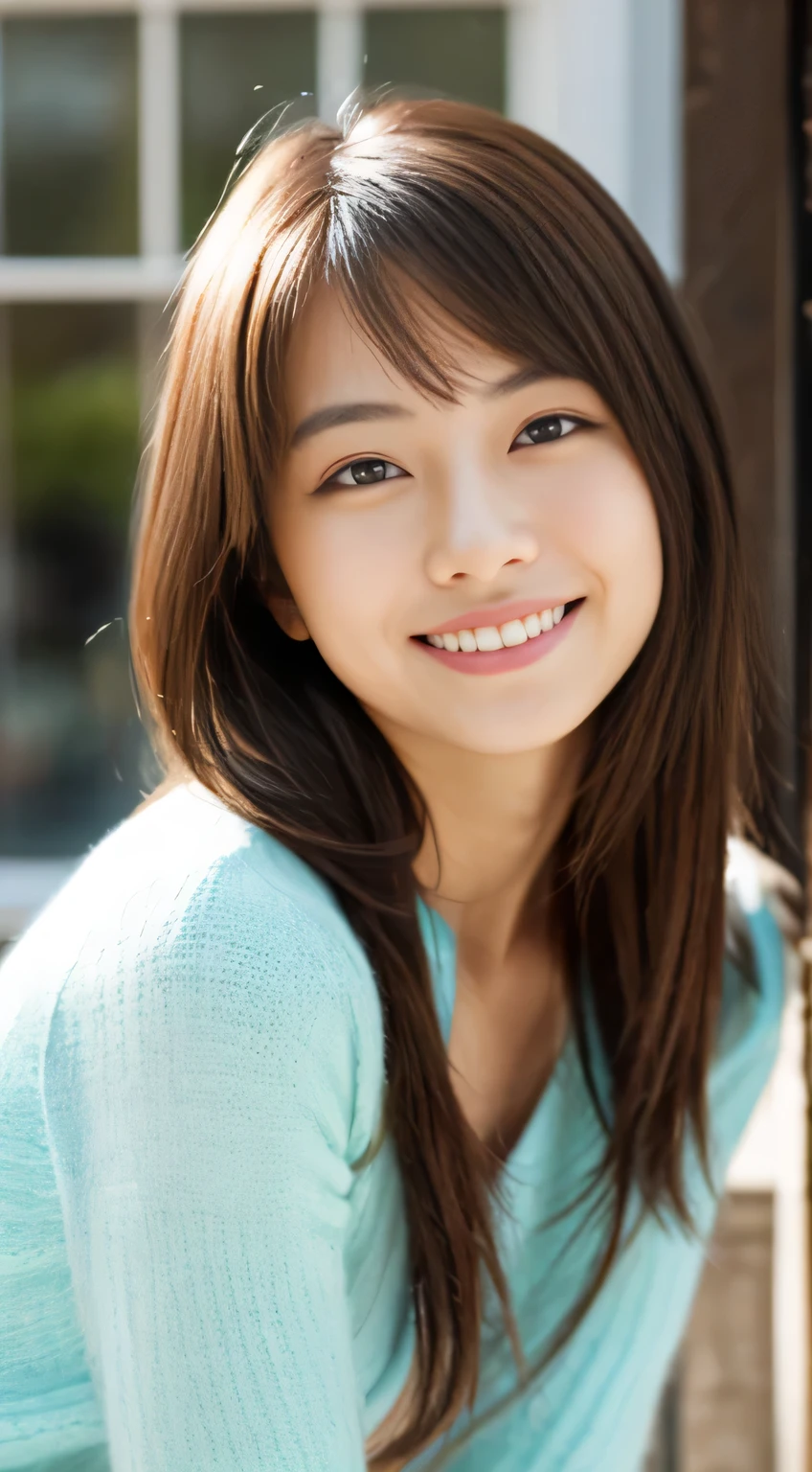 Japanese ),((beautiful girl)),An expression that imagines something pleasant:1.2,(perfect body beauty:1.2),((perfect body)),(shy smile),beautiful teeth,