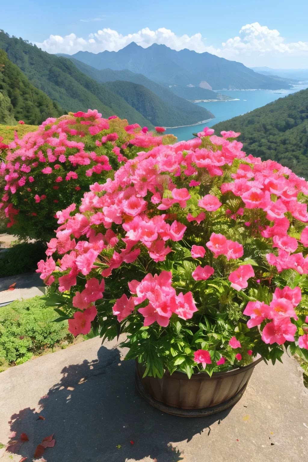 Kirishima mountain range flower azalea