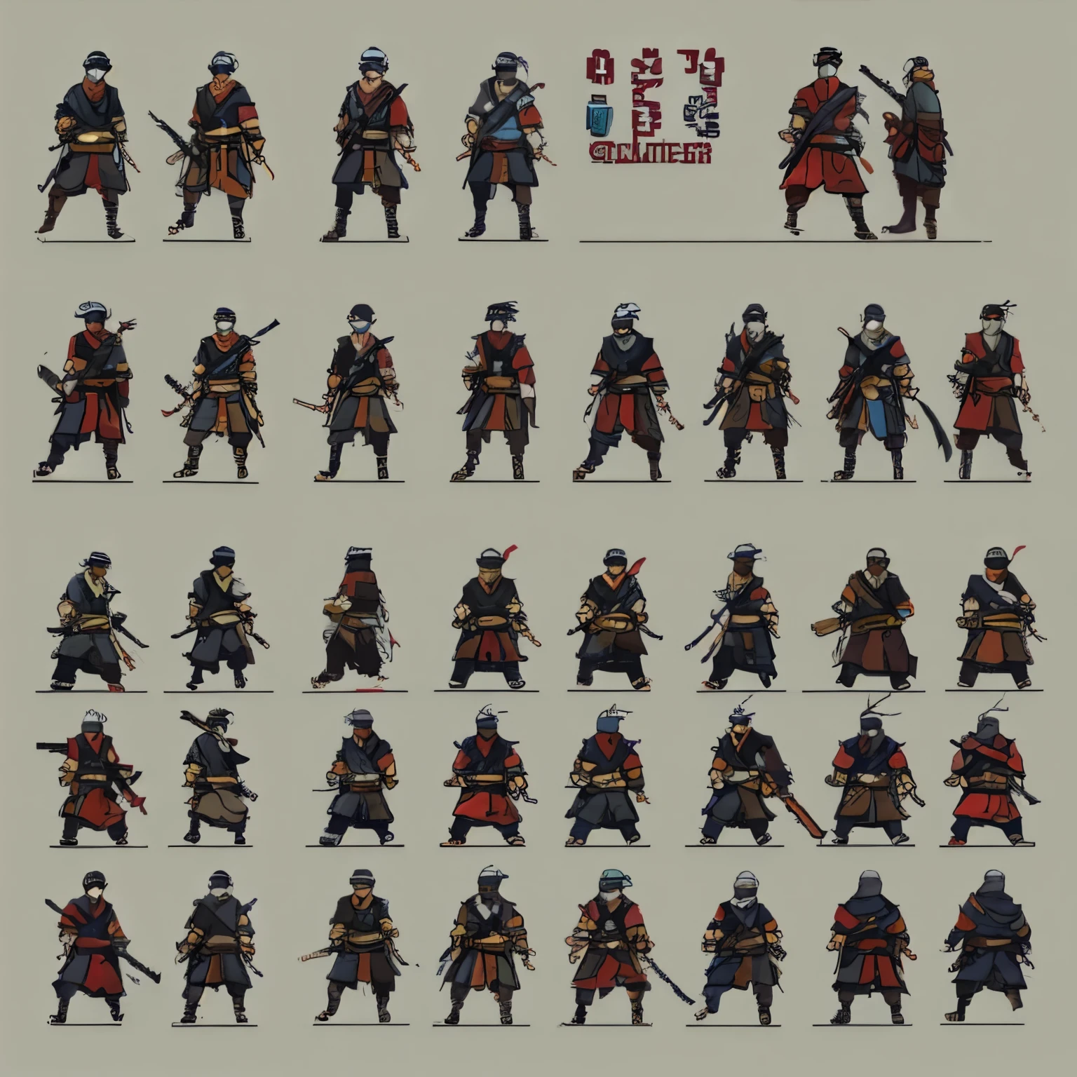 Ninja, Game character sheet, game development, unity,
