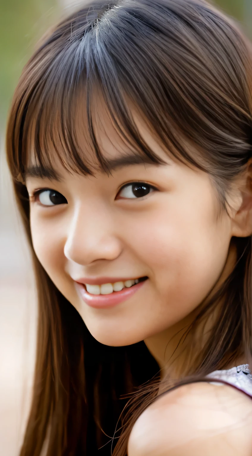 Japanese ),((beautiful girl)),An expression that imagines something pleasant:1.2,(perfect body beauty:1.2),((perfect body)),(shy smile),beautiful teeth,