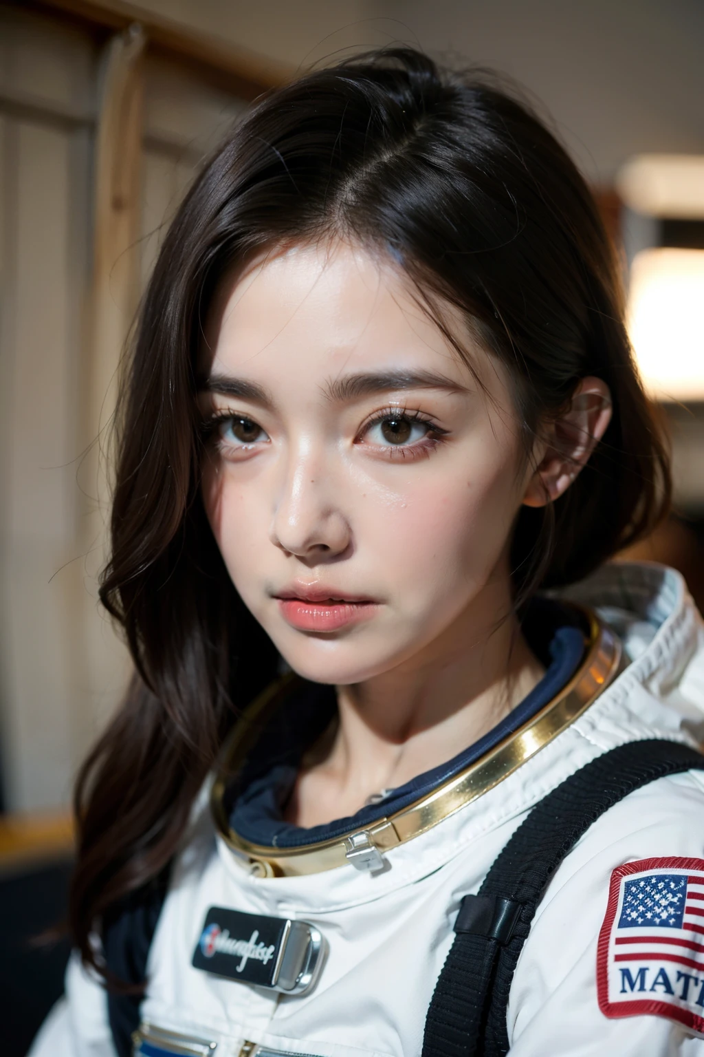 ((best quality)), ((masterpiece)), (detailed), perfect face,astronaut,Beauty