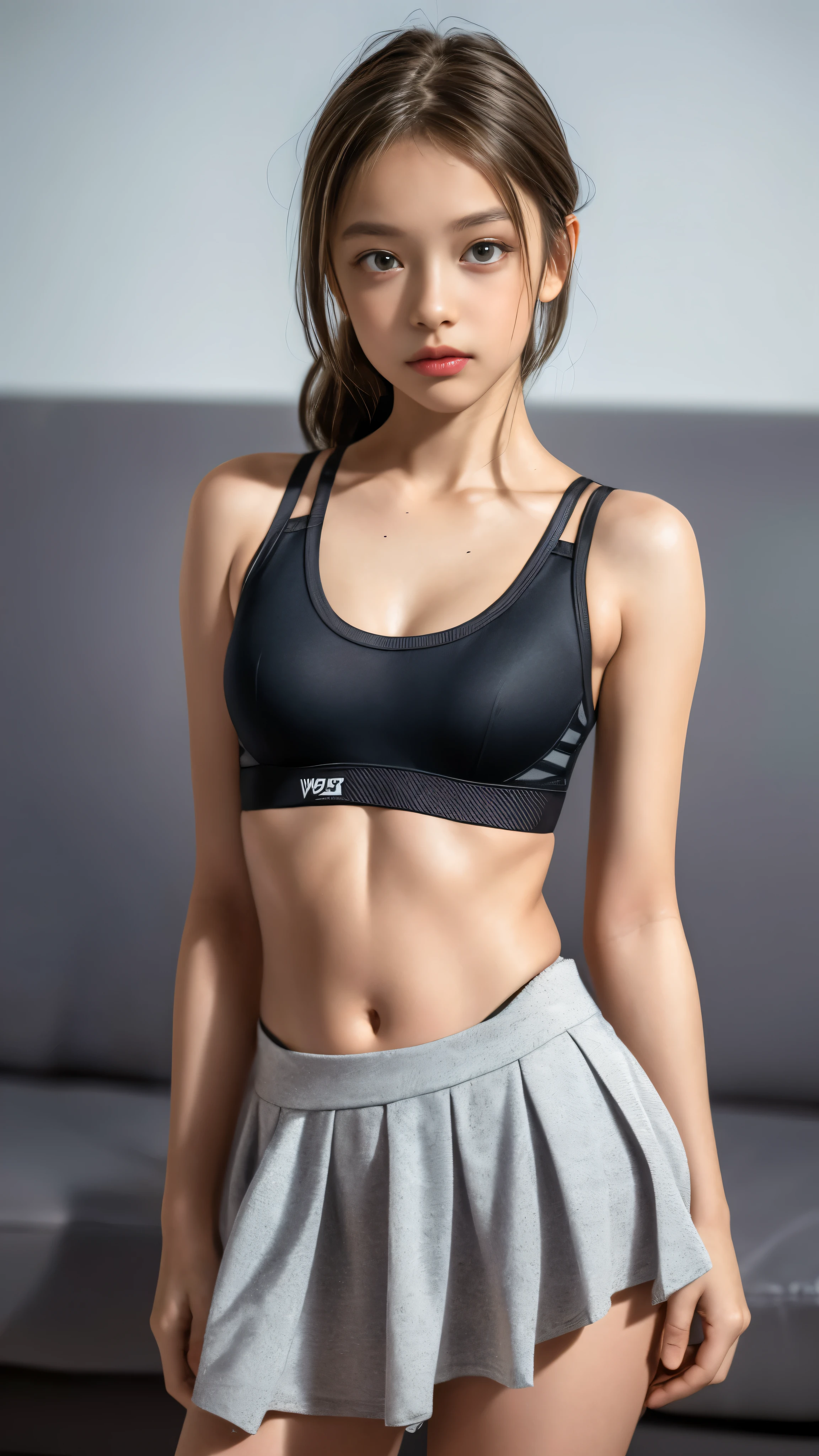 ((highest quality)), ((masterpiece)), (be familiar with:1.4),3D, Images of beautiful swimsuit women,nffsw(high dynamic range),ray tracing,NVIDIA RTX,super resolution,unreal 5,scattered below the surface,PBR texturing,Post-processing,anisotropic filtering,written boundary depth,maximum clarity and sharpness,multilayer texture,Albedo and specular maps,surface shading,Accurate simulation of light-matter interactions,perfect proportions,octane rendering,two-tone lighting,wide aperture,Low ISO、White balance、Rule of thirds、8,000 students、(())(((silk sports bra,silk micro mini skirt))),(((blonde)))