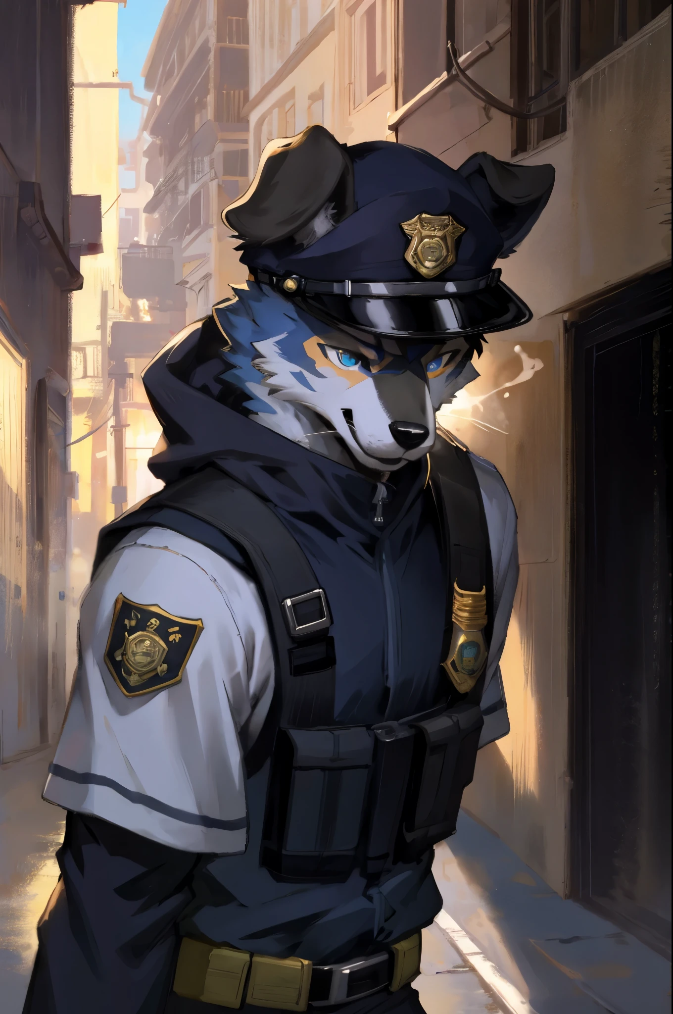 top quality, best quality, highres, masterpiece, super high resolution, detailed background, street, gasping for air(super handsome boys, dog)police officer, swat, police uniform, 6+boys, 6+girls, absurdres(highly detailed beautiful face and eyes)perfect anatomy, good lighting, volumetric lighting, cinematic shadow(kemono, furry anthro),