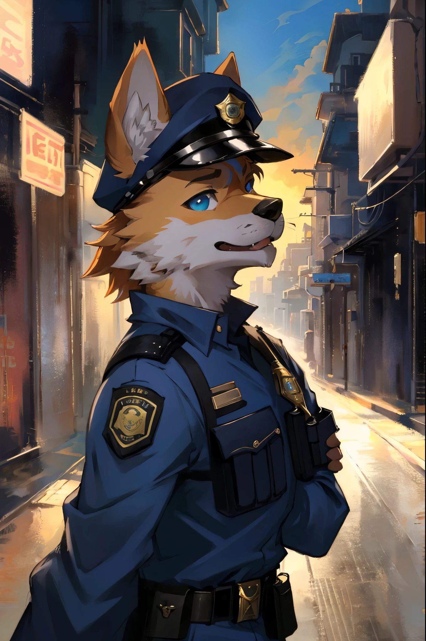 top quality, best quality, highres, masterpiece, super high resolution, detailed background, street, gasping for air(super handsome boys, dog)police officer, swat, police uniform, 6+boys, 6+girls, absurdres(highly detailed beautiful face and eyes)perfect anatomy, good lighting, volumetric lighting, cinematic shadow(kemono, furry anthro),