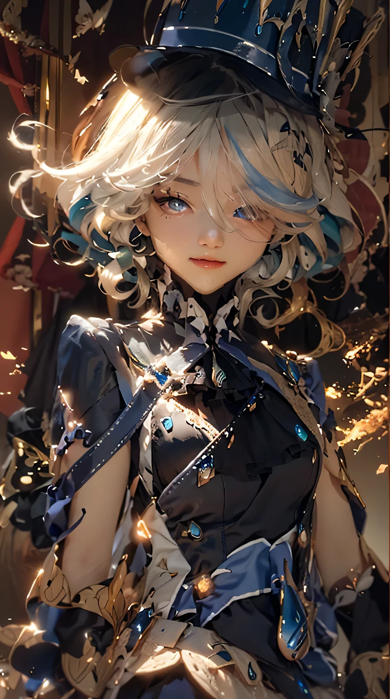 One cute dragon girl (18-year-old), (black glassy skin:1.1), Machine body, black eyes, Upper body, slim waist, natural small breasts, sexy pose, fascinating look, bangs, random hairstyle, cleavage, belly button, collar, collarbone, off shoulder, enchanting smile, Wear hot and sexy outfits with intricate details, Dragon Costume, olive, random light color, whole body. flat gray color for background