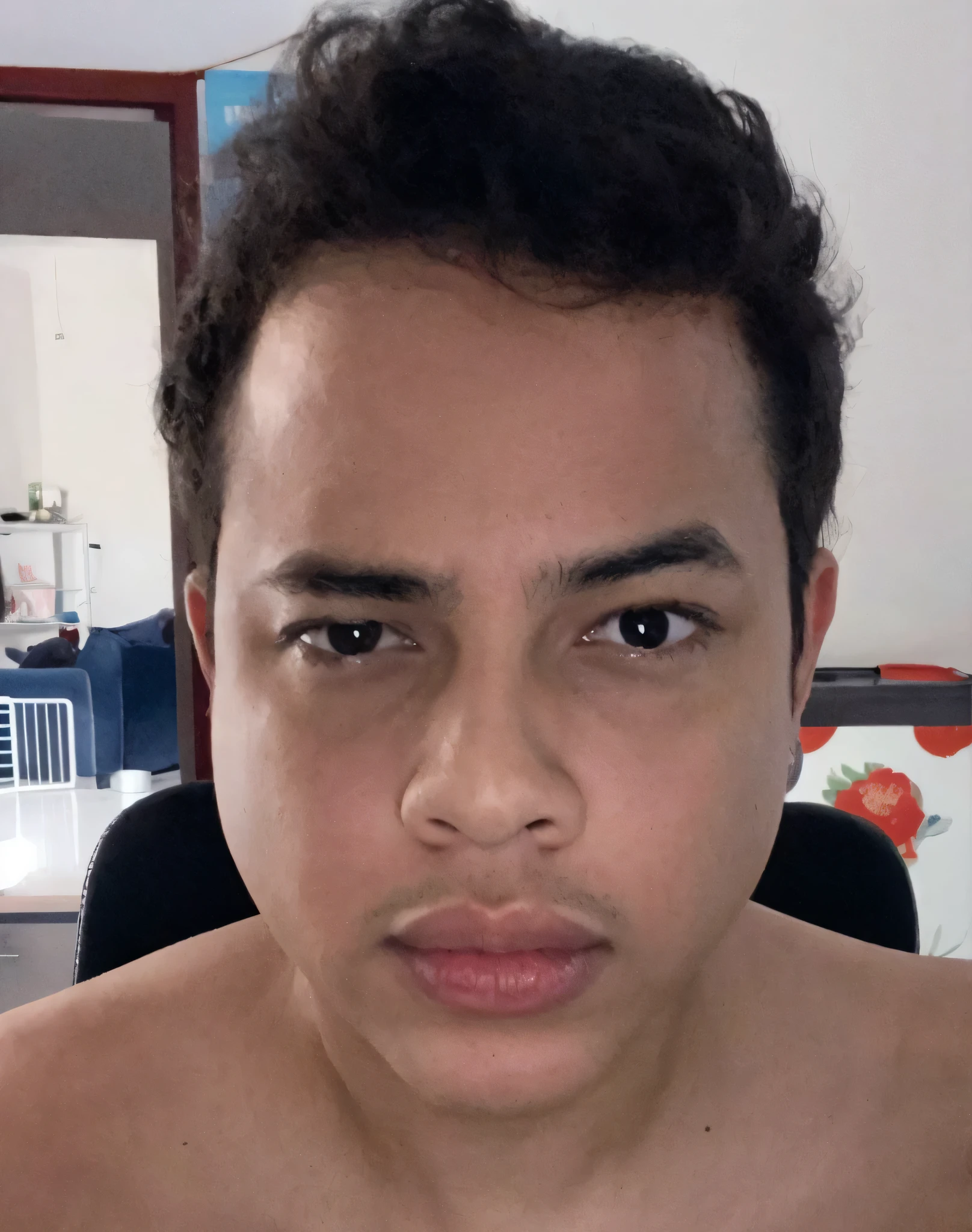 melhore essa imagem e deixe com cara de bravo