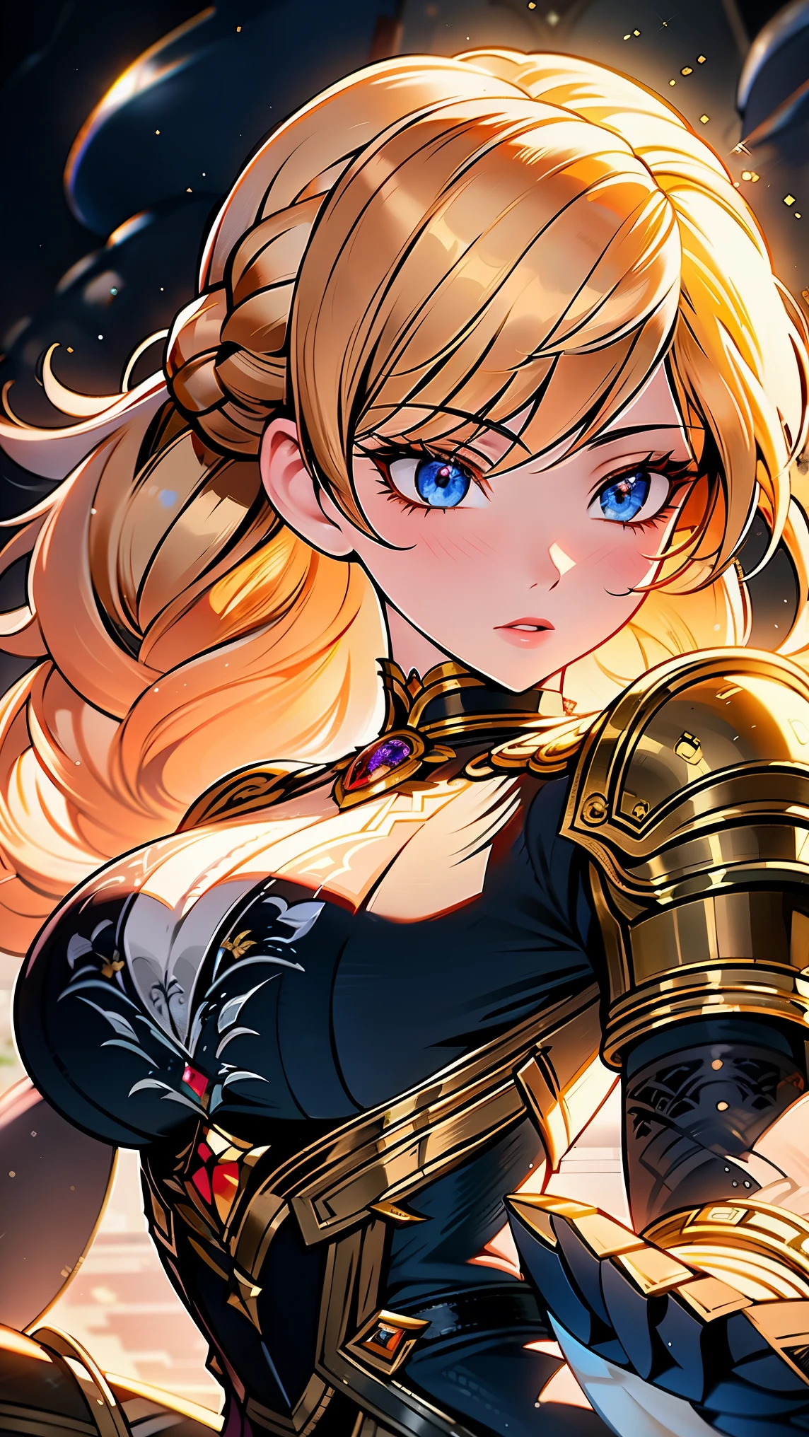 ## Prompt
Anna de Arendelle's stunning portrait, battling against Sophitia from Soul Calibur, rendered in oil painting style. The artwork boasts the best quality, with ultra-detailed features and a photorealistic touch. The scene is set in a vibrant garden, with blooming flowers and lush greenery. Anna's beautiful detailed eyes and lips steal the spotlight, while Sophitia's intricate armor showcases her formidable presence. The lighting in the scene enhances the characters' details, with soft sunlight casting a warm glow. The overall color palette leans towards rich and vibrant tones, adding depth and life to the painting.
