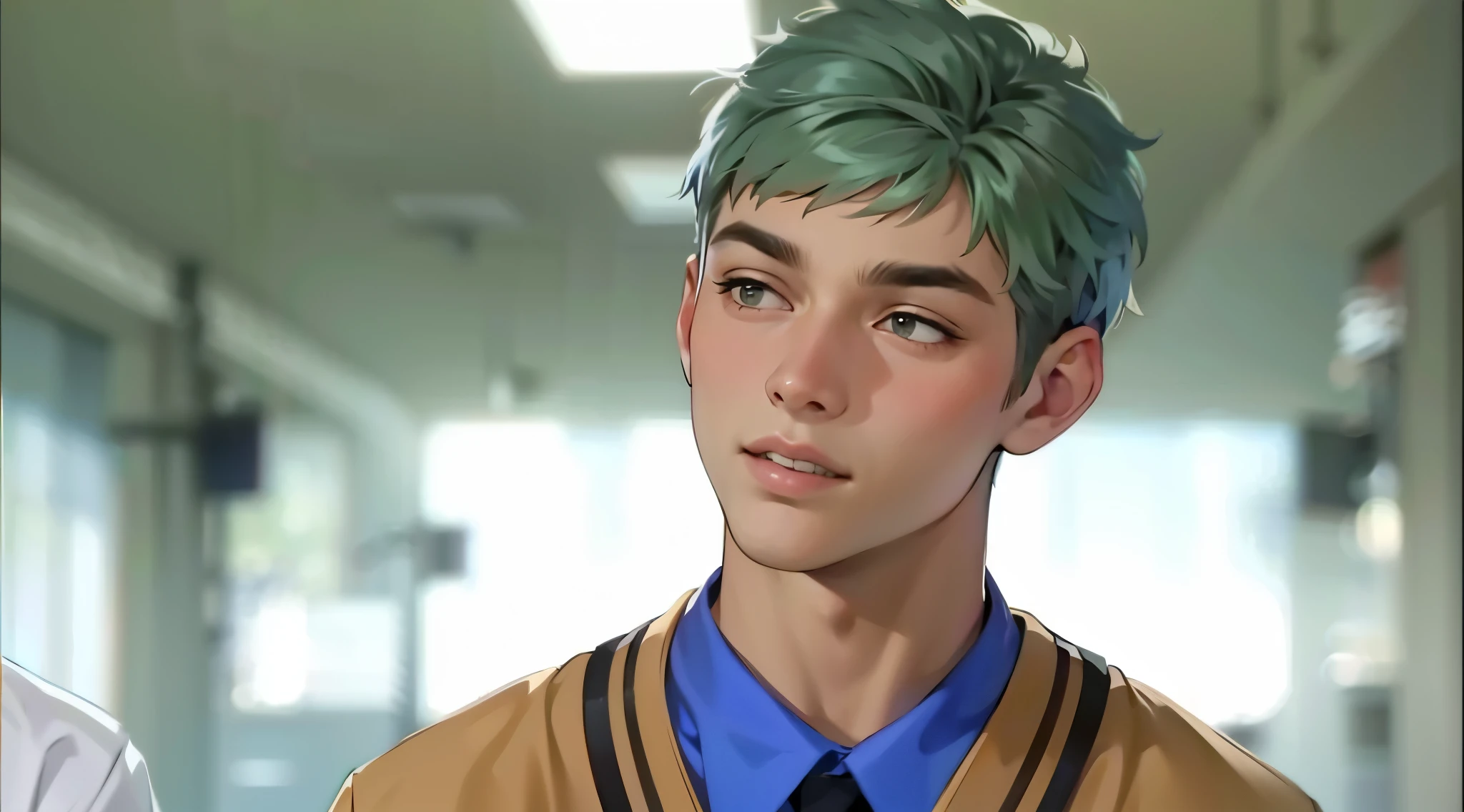 hay un joven molesto esta enojado y grita