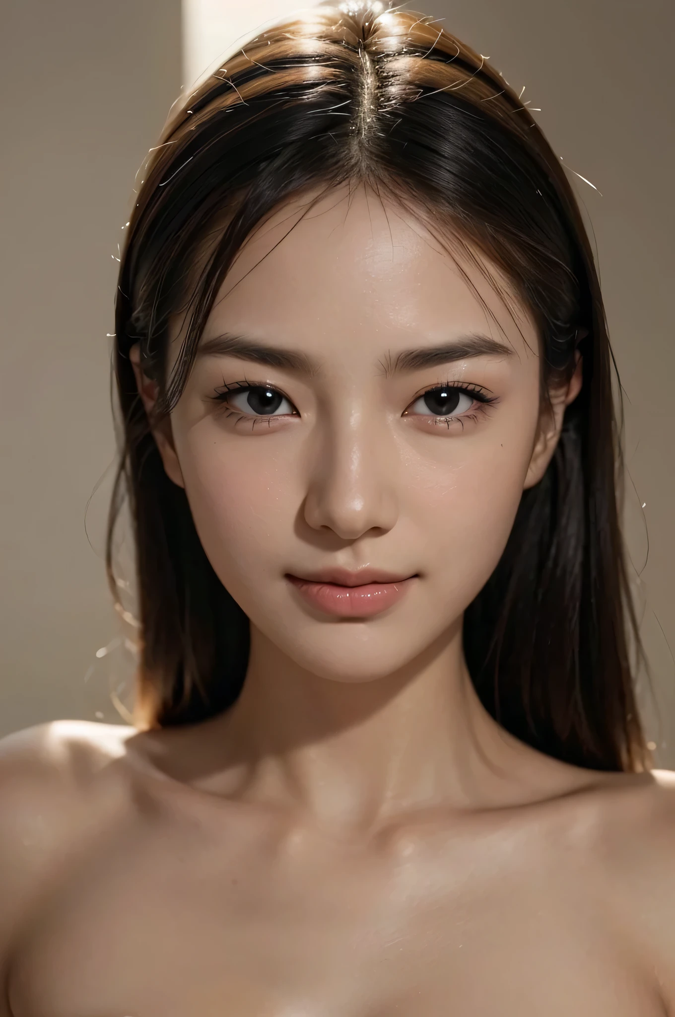 Japanese, Photorealistic, Full body,naked,Detailed skin, Detailed lips, Fine eyebrows, Sparkling eyes, Depth of written boundary, Accurate,最high quality, High resolution, Anatomically correct, Textured skin, Attention to detail, high quality, 