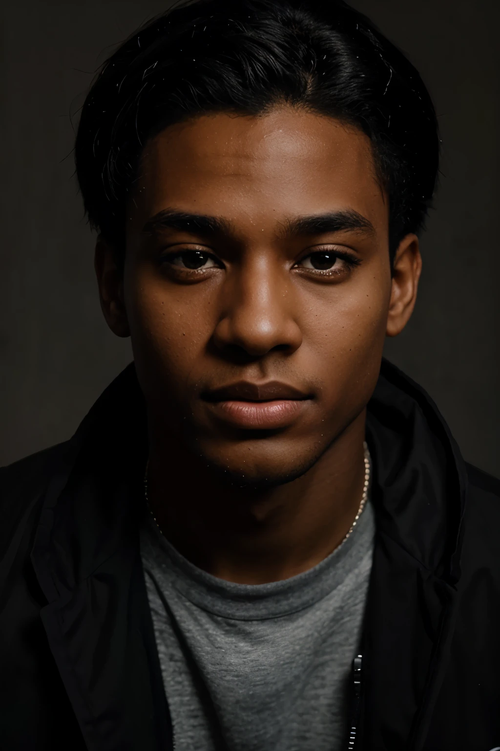 a young black 20 years old male, ultra realistic