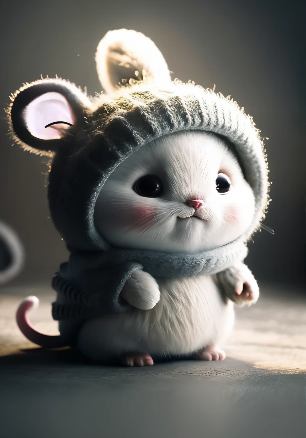 mouse,blurry,Cute mouse,Ending,Floral,Natural,no_Humanity,Depth of the bounds written,to8 contrast style,dark_grams,I'm wearing DRK_grams,Deep Shading,(dark:1.4),(8k,RAW photo,best quality,master piece:1.2)