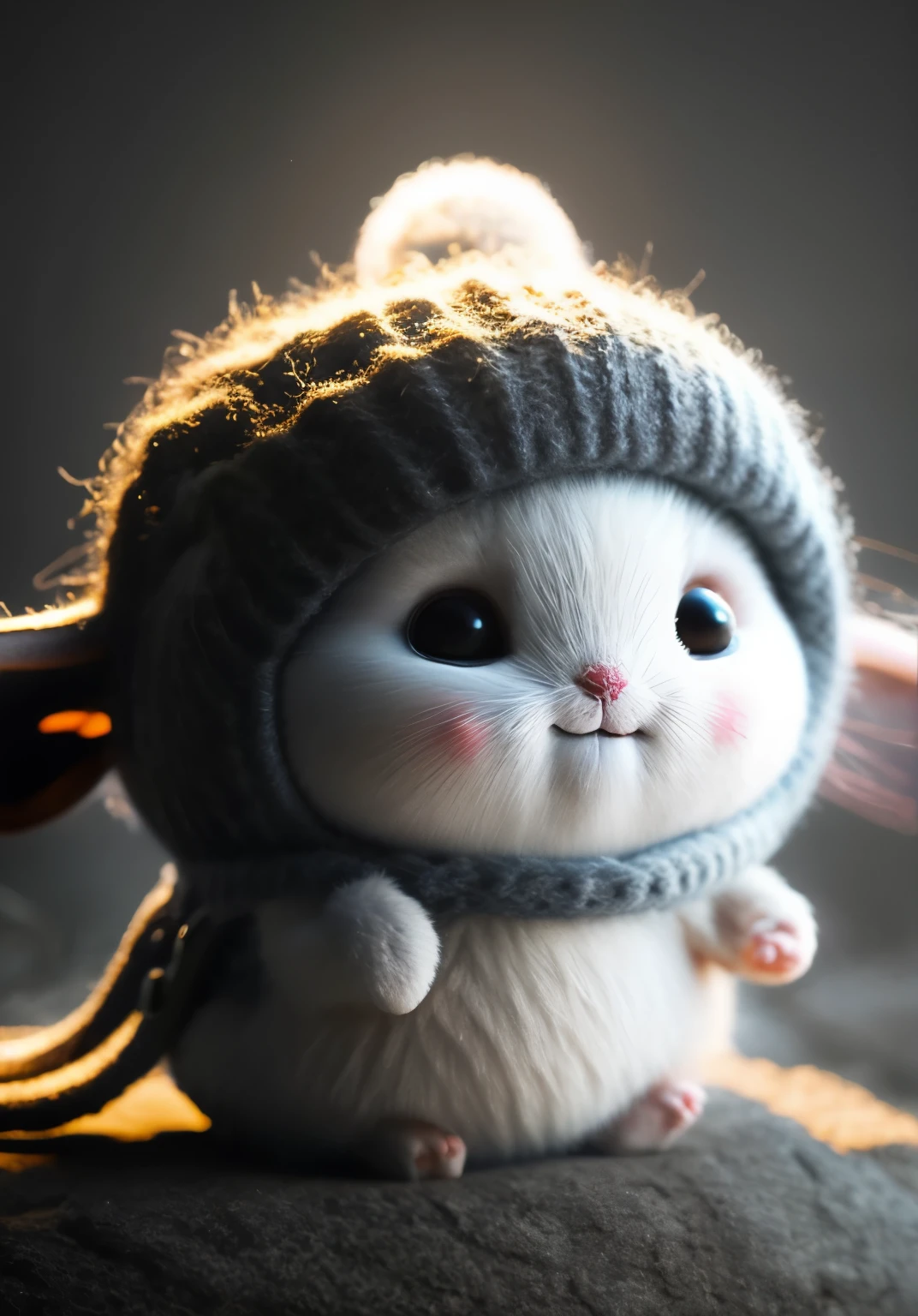 mouse，blurry，Cute mouse，Ending，Floral，Natural，no_Humanity，Depth of the bounds written，to8 contrast style，dark_grams，I&#39;m wearing DRK_grams，Deep Shading，（dark：1.4），（8k，RAW photo，best quality，master piece：1.2）