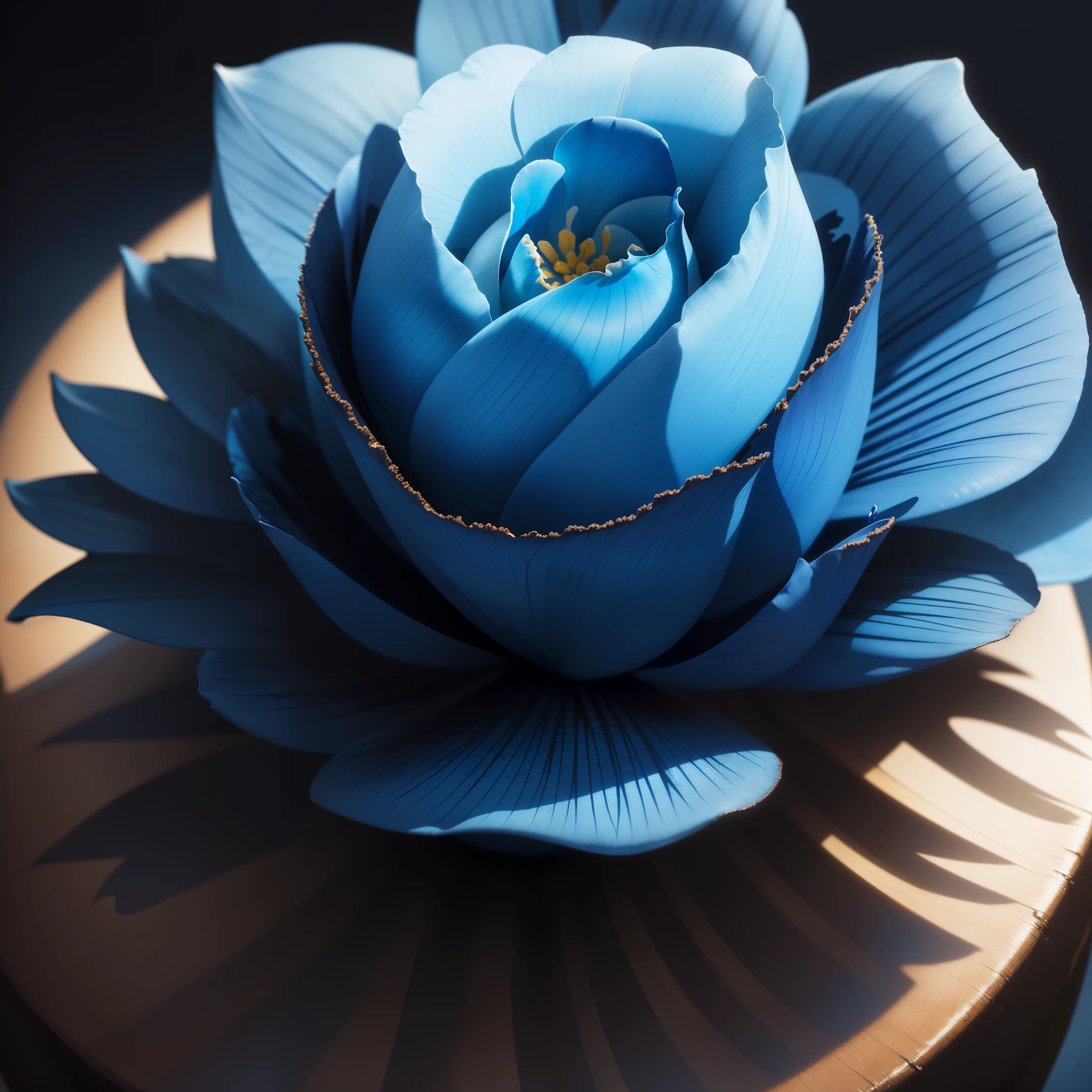 a close up of a blue flower with a budding, rich blue colors, beautiful black blue yellow, vibrant blue, beautiful detail and color, rich blue color, blues. beautiful, blue and black color scheme)), beautiful!!!!!!!!!, orchid, glowing blue, rich azure tones, vibrant but dreary blue, blue flowers, beautiful flower, an orchid flower, beautiful detail