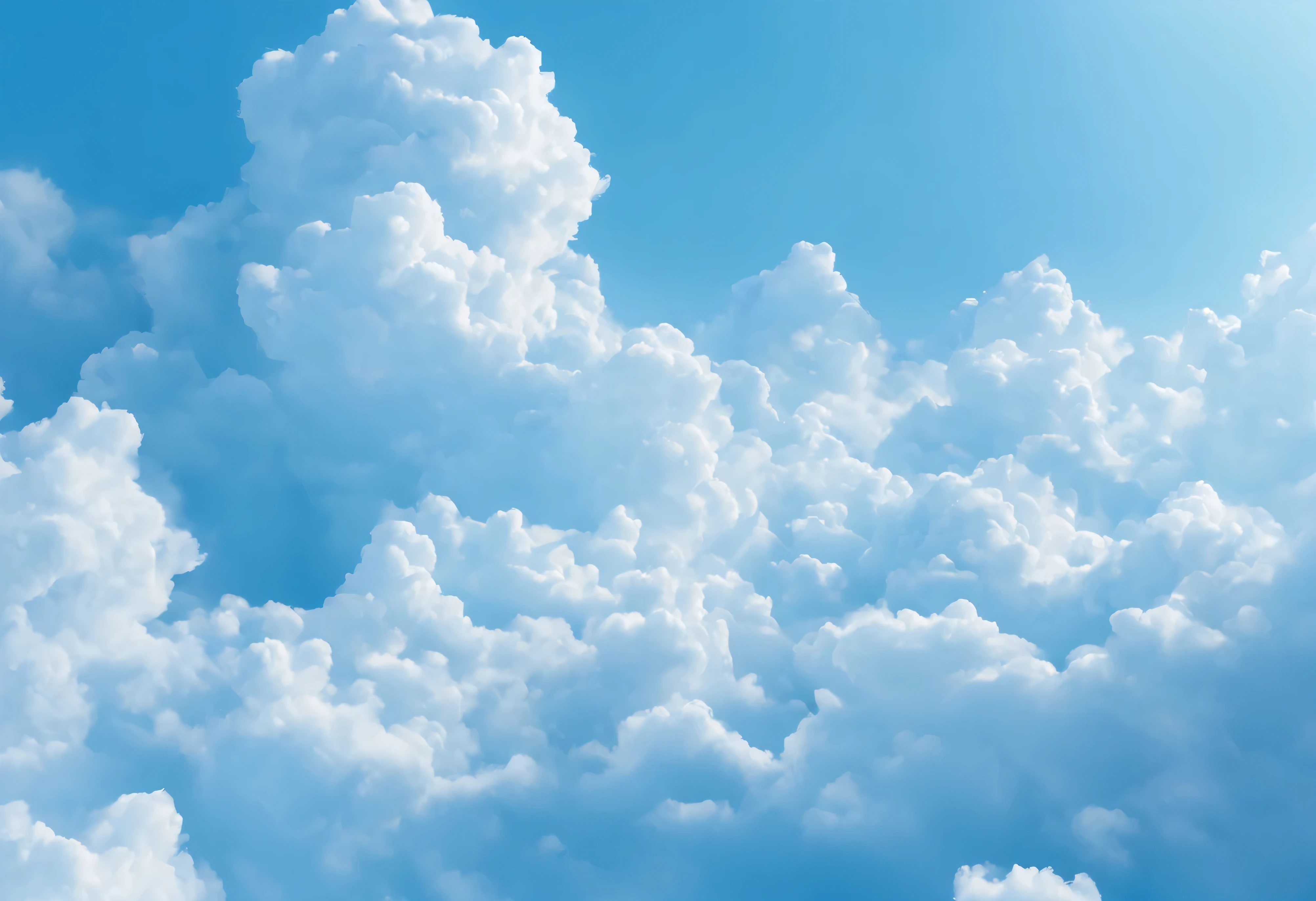 Light blue white clouds sky-wharine decorative design background wallpaper,(best quality,4k,8k,high resolution,masterpiece:1.2),minimalist，Super detailed background or wallpaper