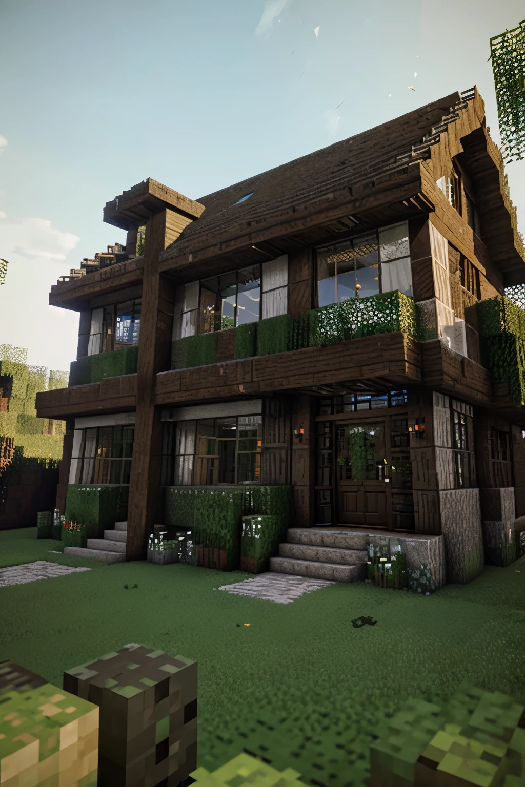 Old house, Minecraft style:
1 Jesse attribute age: old, architecture: Minecraft style, facility: poorly maintained, roof: unevenly tilted, walls: unevenly textured, windows: small, wooden, broken in some places, door: heavy, wooden, creaky, ivy: growing on walls, fence: rickety, surrounding greenery: overgrown, atmospheric: eerie, realistic, Minecraft texture detail.
Or
1 Archaic dwelling, Minecraft rendition: dilapidated facade, roof inclined precariously, structure rough and pitted, cracks and weathering evident, door and windows reminiscent of