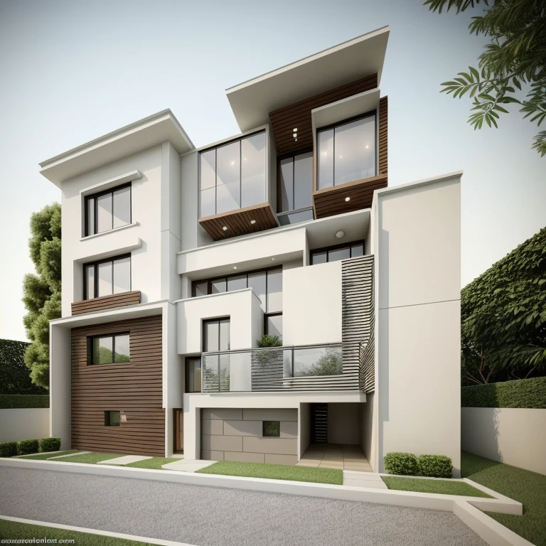 1 neoclassic house:, townhouse, neo classic detail:1.2