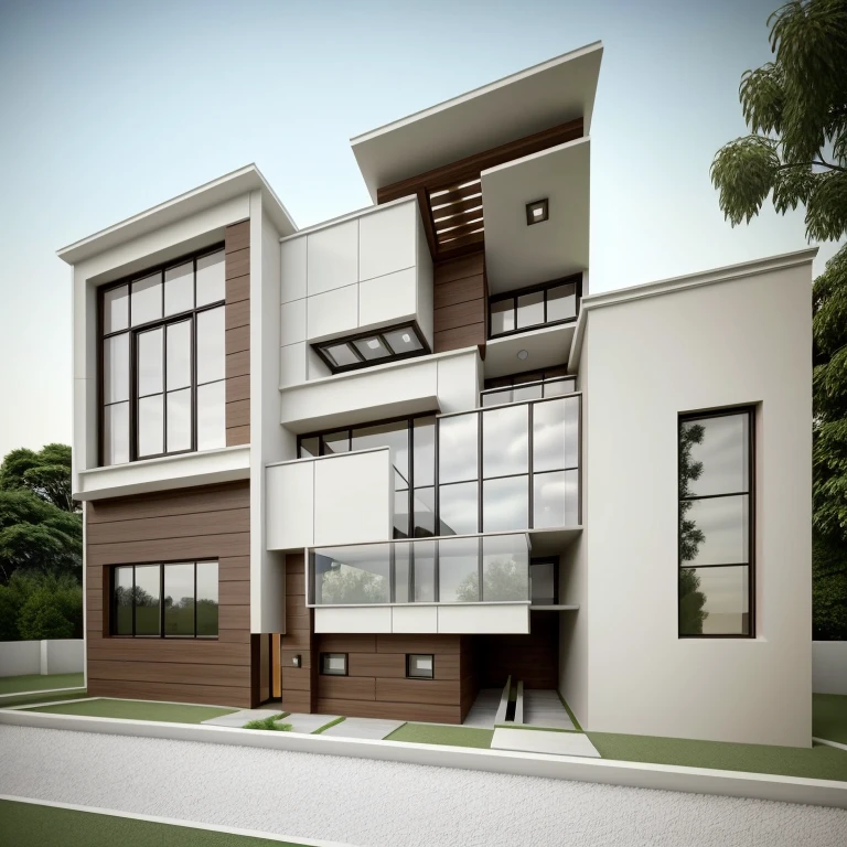 1 neoclassic house:, townhouse, neo classic detail:1.2