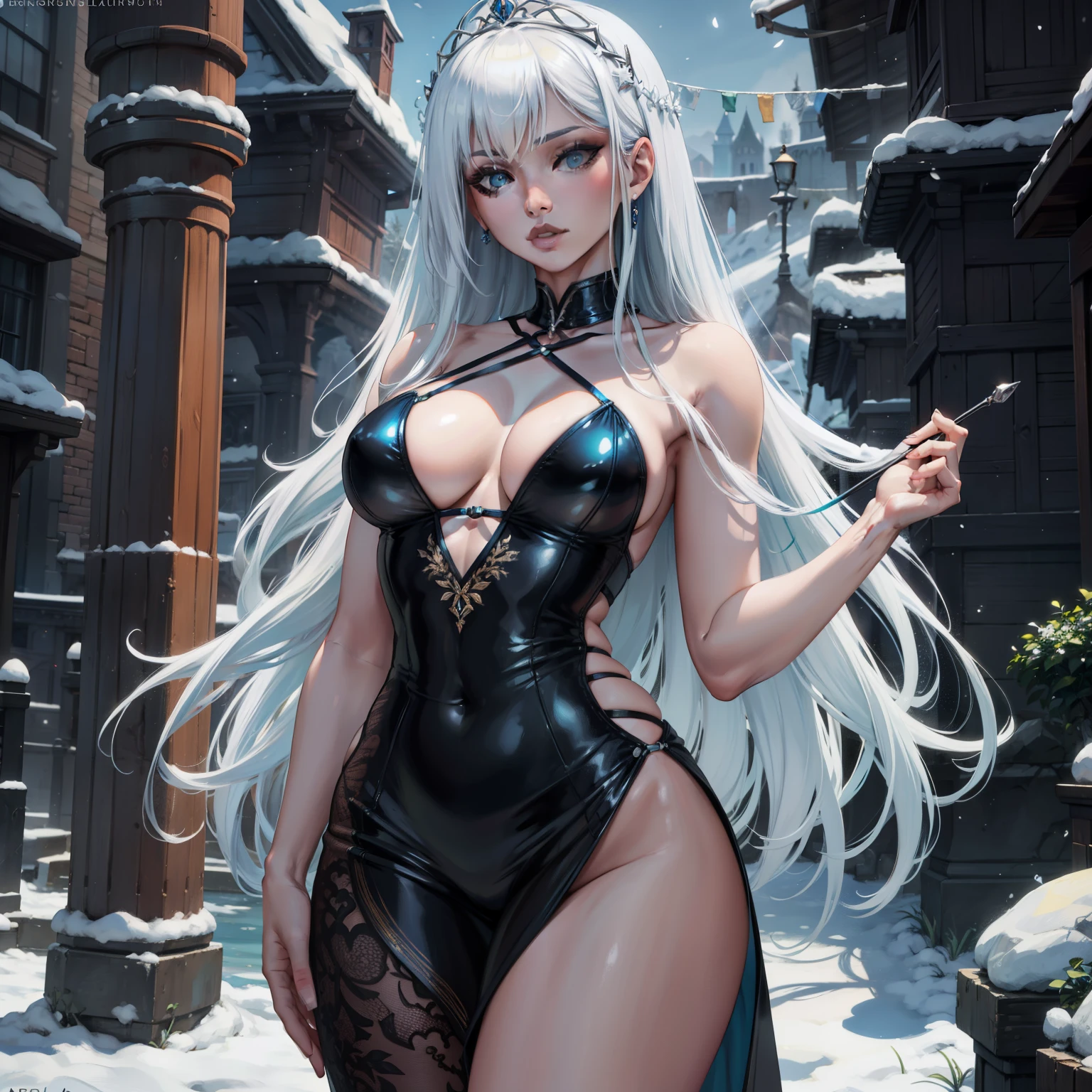 (Fundo de neve) A beautiful pale Persian-Russian woman with a perfect body standing wearing a Micro String Bikini , micro v corda slit light blue dress, longos cabelos loiros platinados ondulados, foto ultra realista, colorida, intricado, ultra detailed artistic photography, colorida night aura, sombras, oil on canvas, pinceladas, suave, ultra high definition, 32K, Fio dental NT,beira-mar,, RAWExtremamente detalhado, ahegao ,abra as pernas,Micro String Bikini , micro v corda,pele brilhante e brilhante。(Fundo de neve) A beautiful pale Persian-Russian woman with a perfect body in a light blue slit dress that will hopefully fall off, longos cabelos loiros platinados ondulados, foto ultra realista Micro String Bikini , micro v corda, colorida, intricado, ultra detailed artistic photography, colorida night aura, sombras, oil on canvas, pinceladas, suave, Micro String Bikini , micro v corda