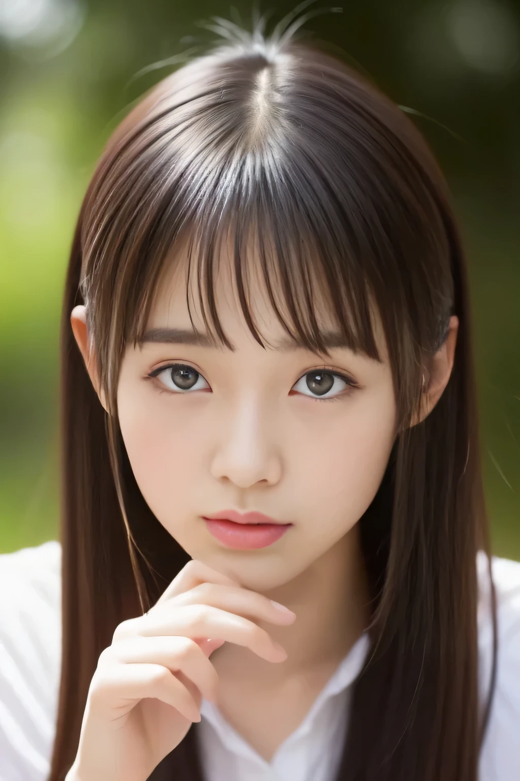 beautiful chin、beautiful skin