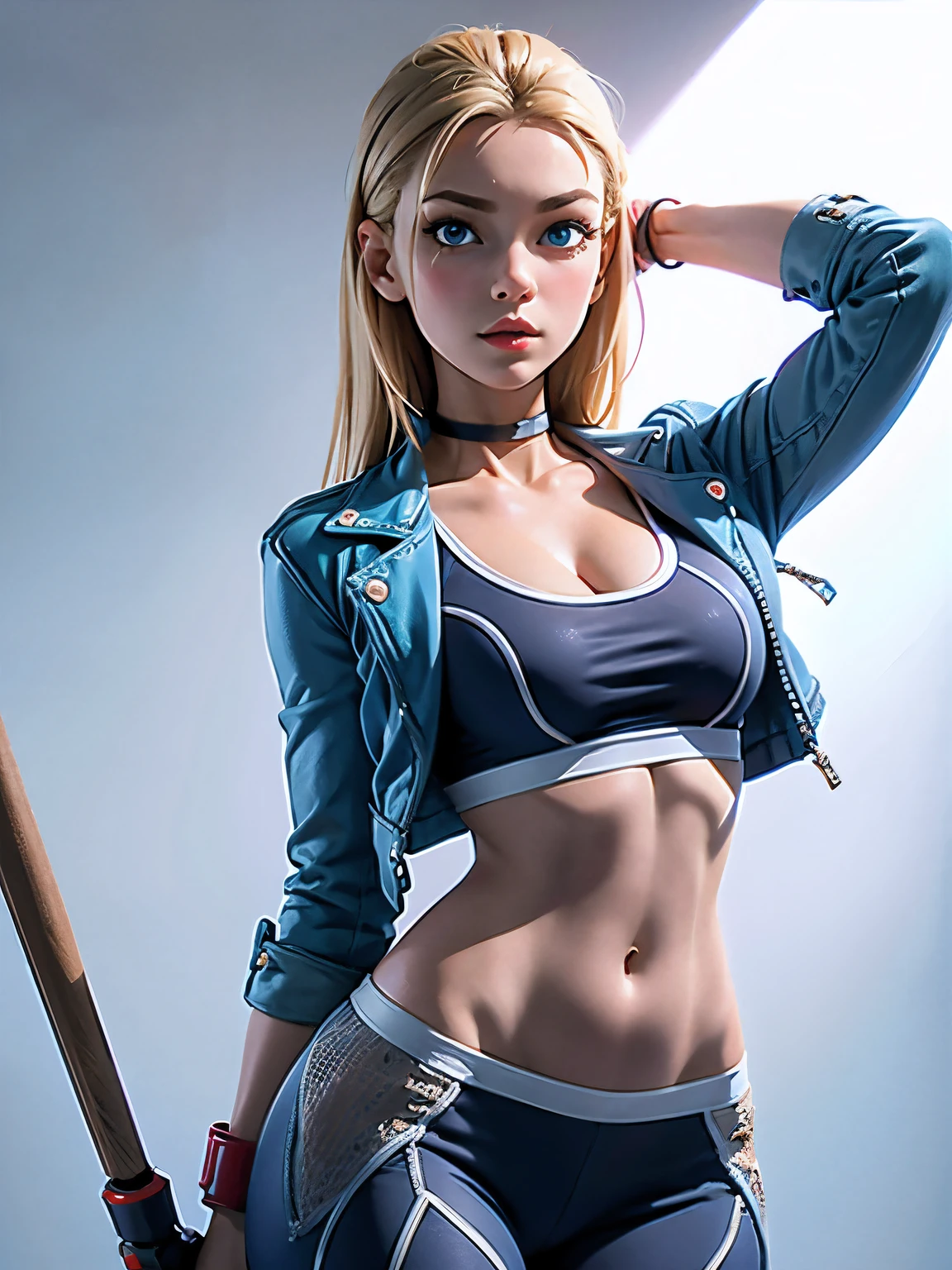 Ino Yamanaka， Neves， Sat，Fission，sorrir，Ser vermelho no rosto, Full body photo standing, Dentro de casa no quarto, corpo atletico, Close-up em close-up，with a good figure,medium large breasts,Os seios caem imediatamente,seios cerrados, micro purple bikini,Mamilo espreita para fora