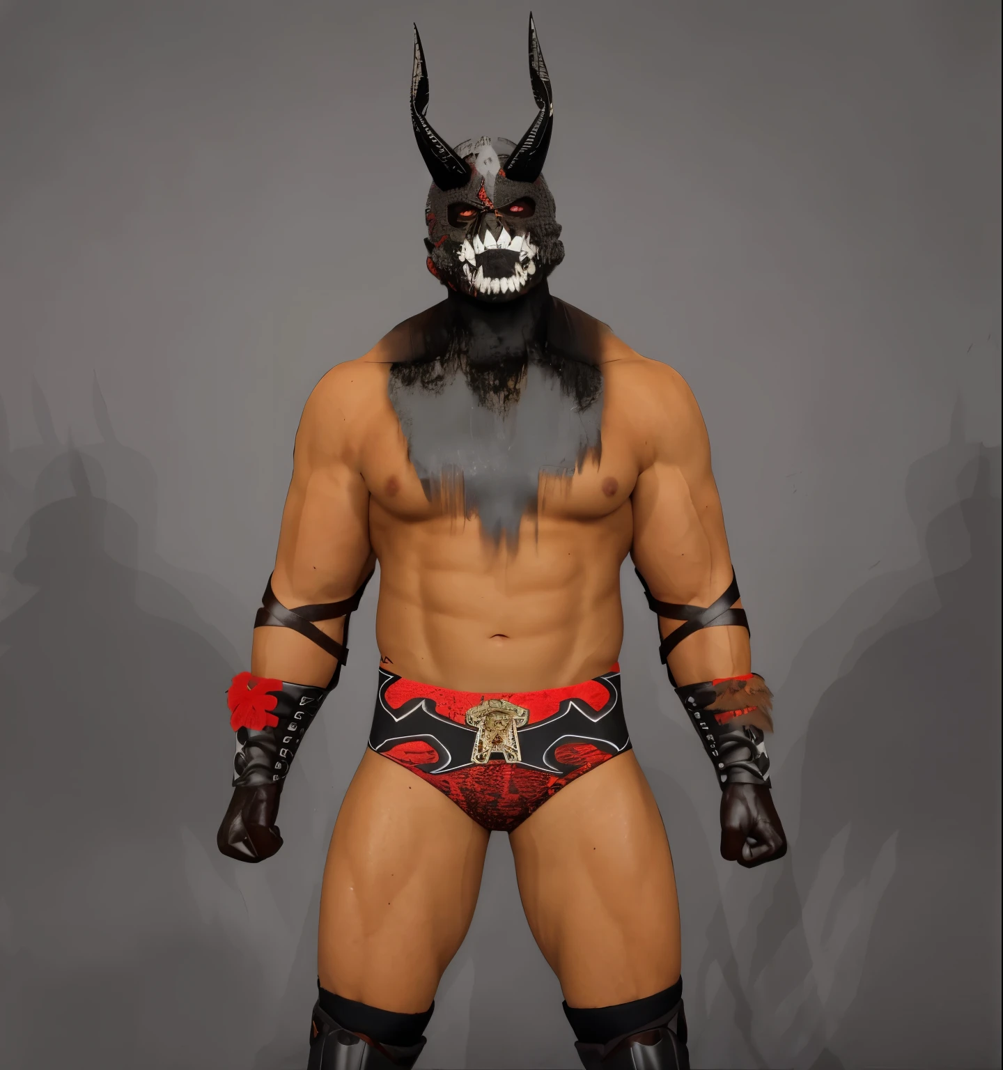 Bulk Macho Beastman Wolf Big Cock