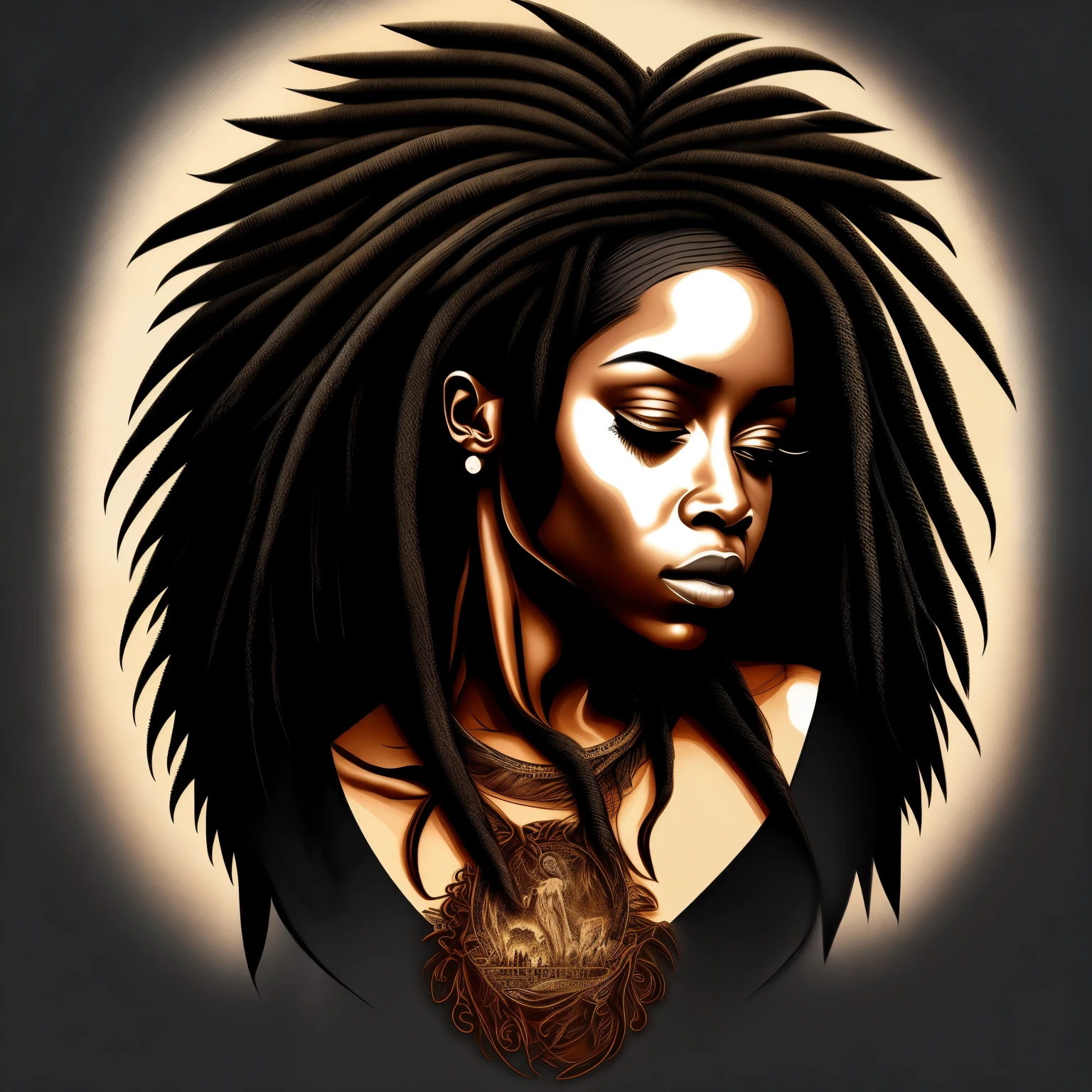 logo, integrado, black skin dreadlock Maria sex virgin Maria sex ,residencial Himmer dirigindo nas montanhas, Great detail vector graphic on a t-shirt