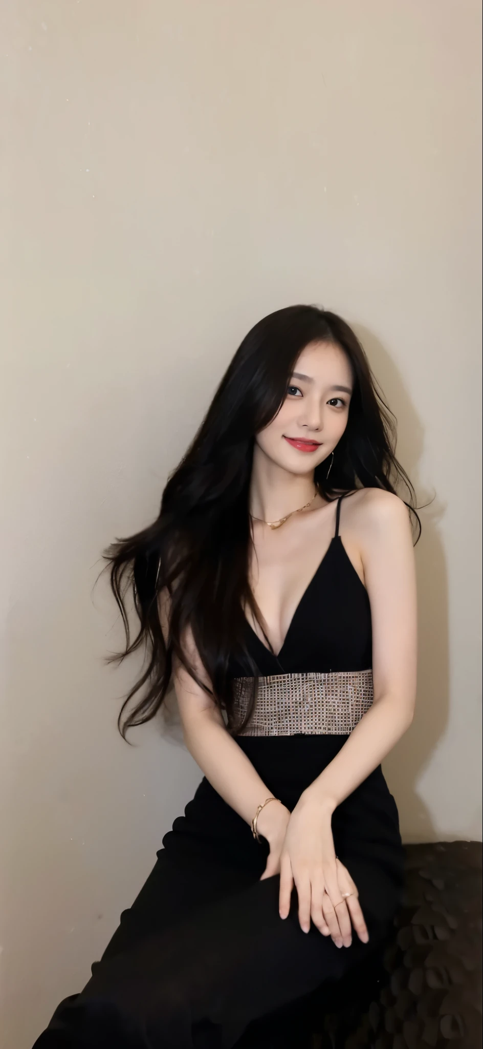 ((Masterpiece, Top image quality, high resolution、alone、skin shiny))(on the table, best quality, actual, super detailed, meticulous, high resolution, 8k wallpaper), Close-up portrait of a beautiful woman, like, smiling, light brown messy hair, Perfect dynamic composition, 美丽meticulous的眼睛, Just like the cover of a fashion magazine, on campus,wearing gold glasses